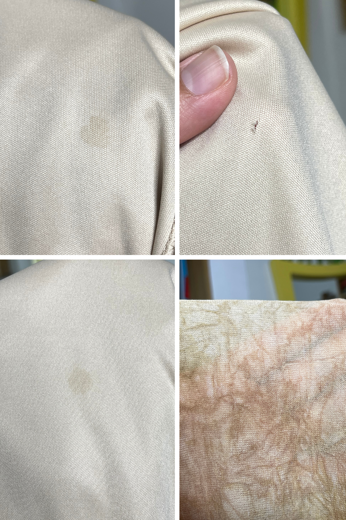 Vintage Tan Marble Tie-Dye Mirco Mesh Mini Dress Sz S