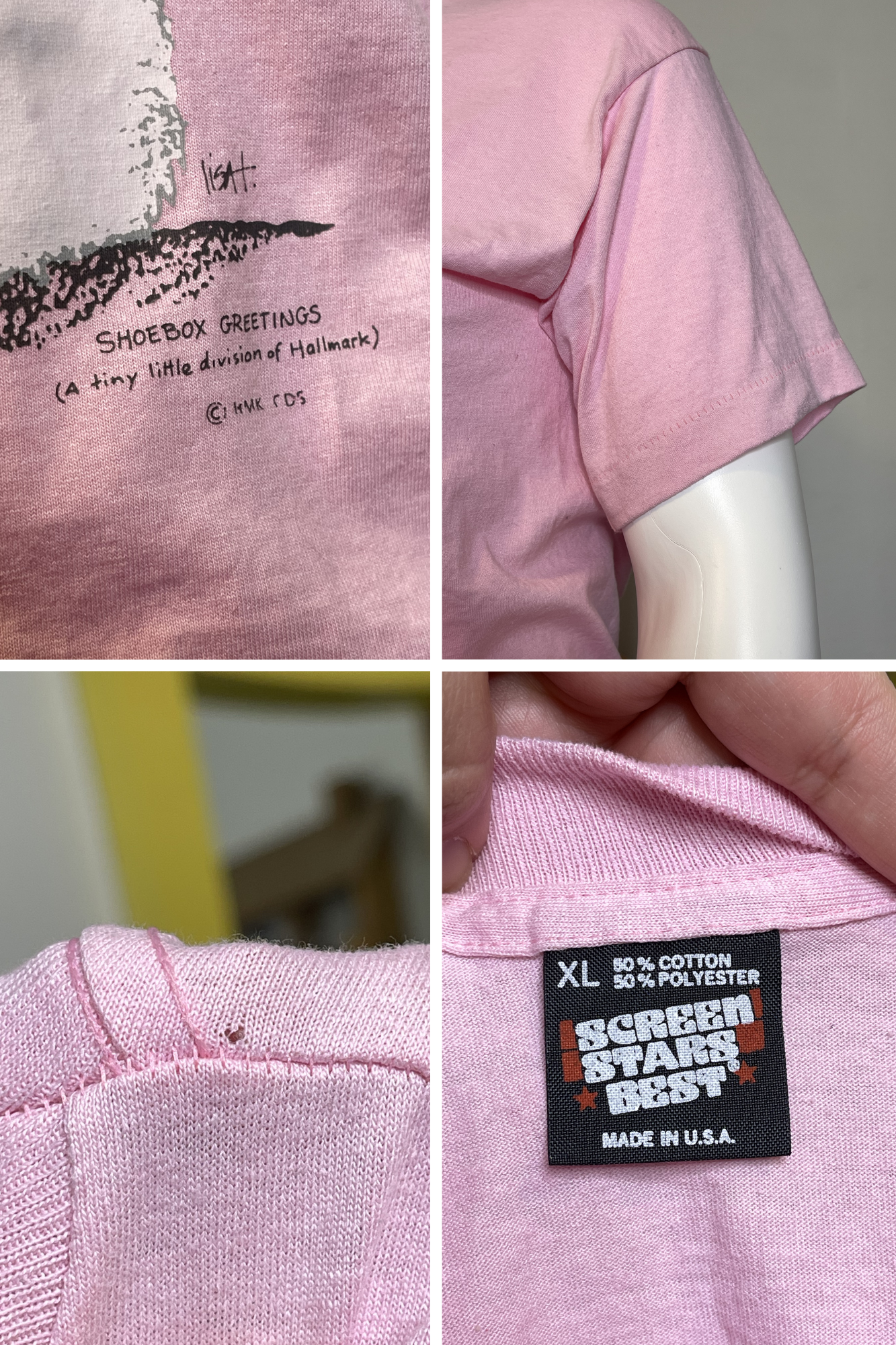 Vintage 90s "Owner of the world's cutest cat" Tee Sz XL