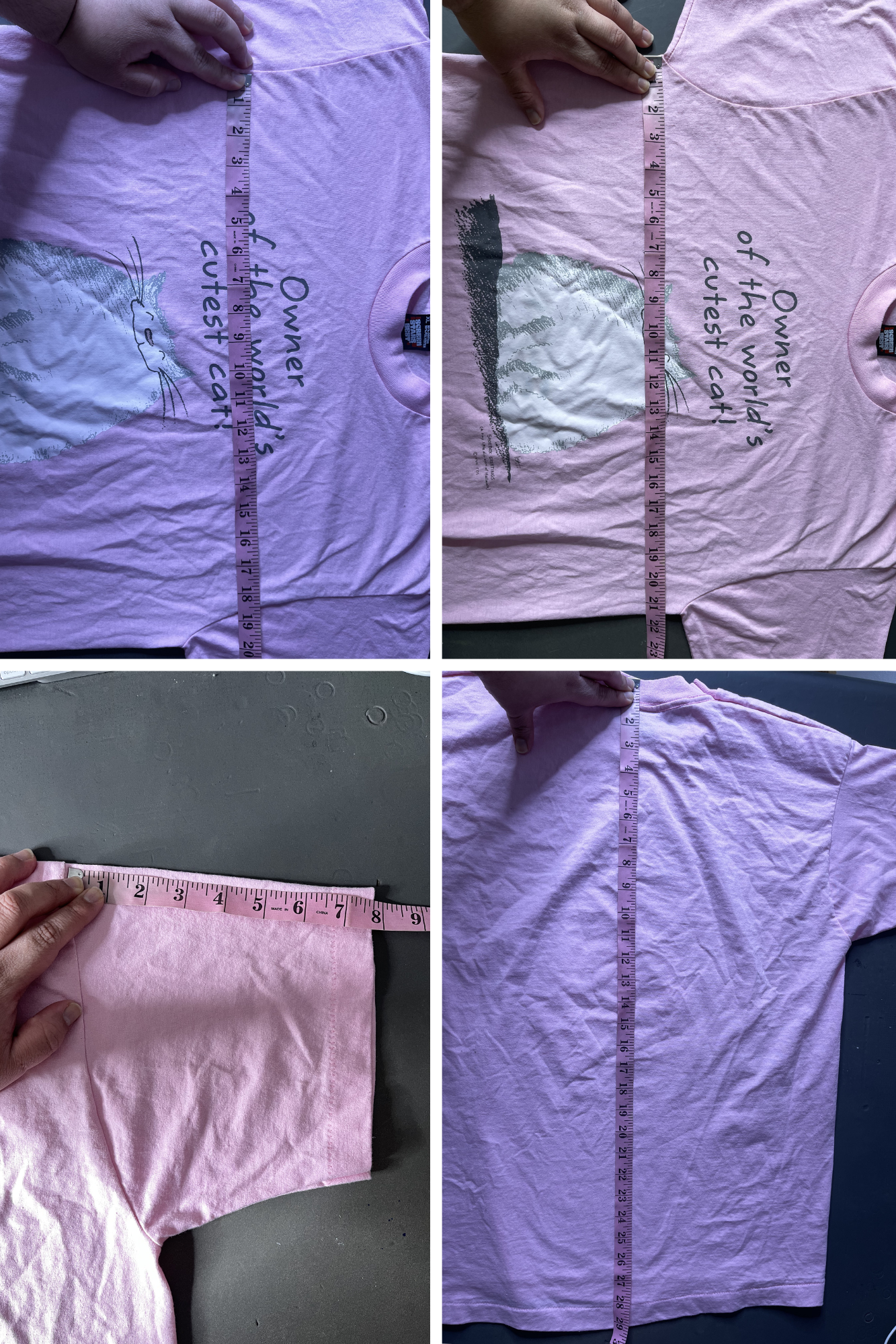 Vintage 90s "Owner of the world's cutest cat" Tee Sz XL