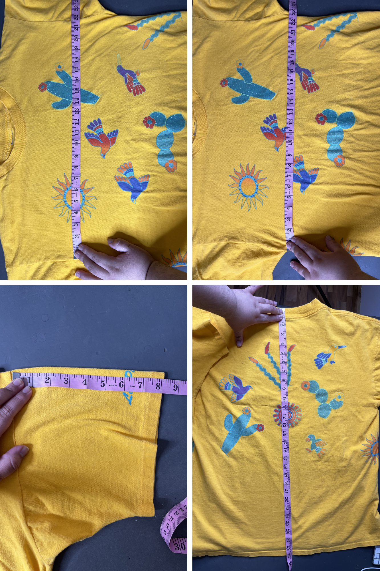 Vintage 90s Sunset Desert Cactus Bird Tee Sz XL