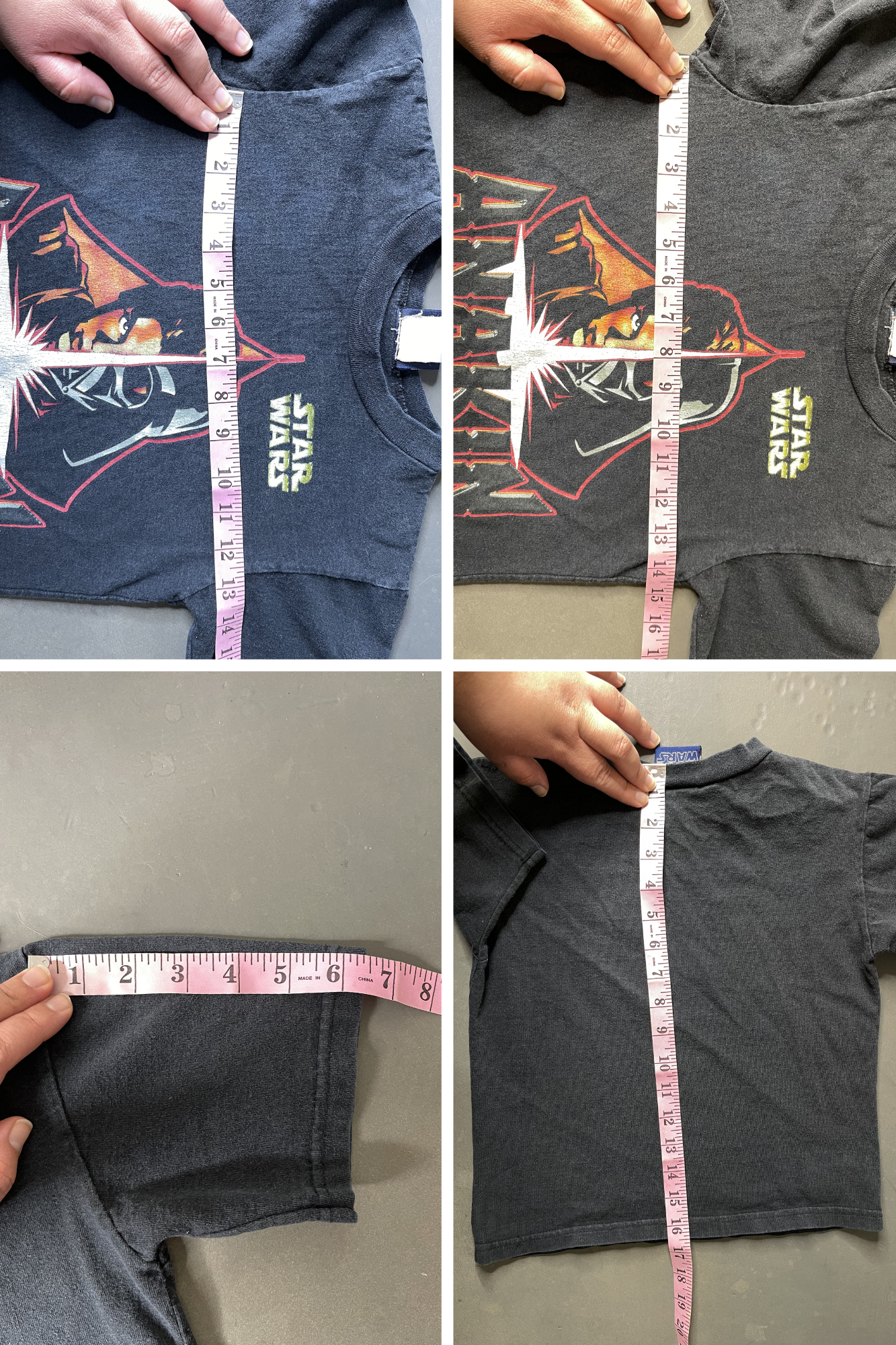 2000s Star Wars Anakin Skywalker Kids Graphic Tee Sz 6