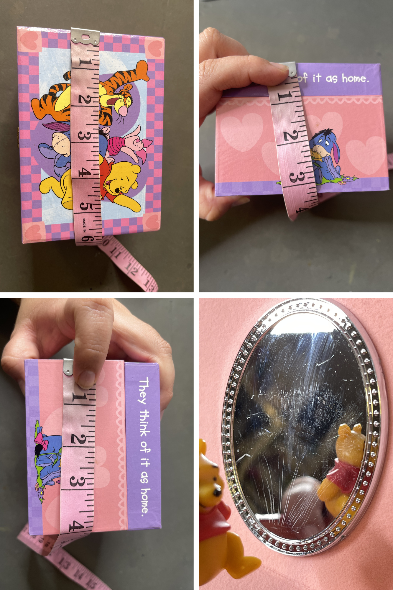 Vintage Winnie The Pooh & Friends Music Trinket Box