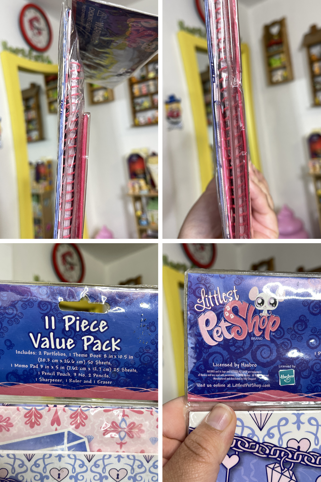 RARE 2000s Deadstock Littlest Pet Shop 11 Piece Stationary Set