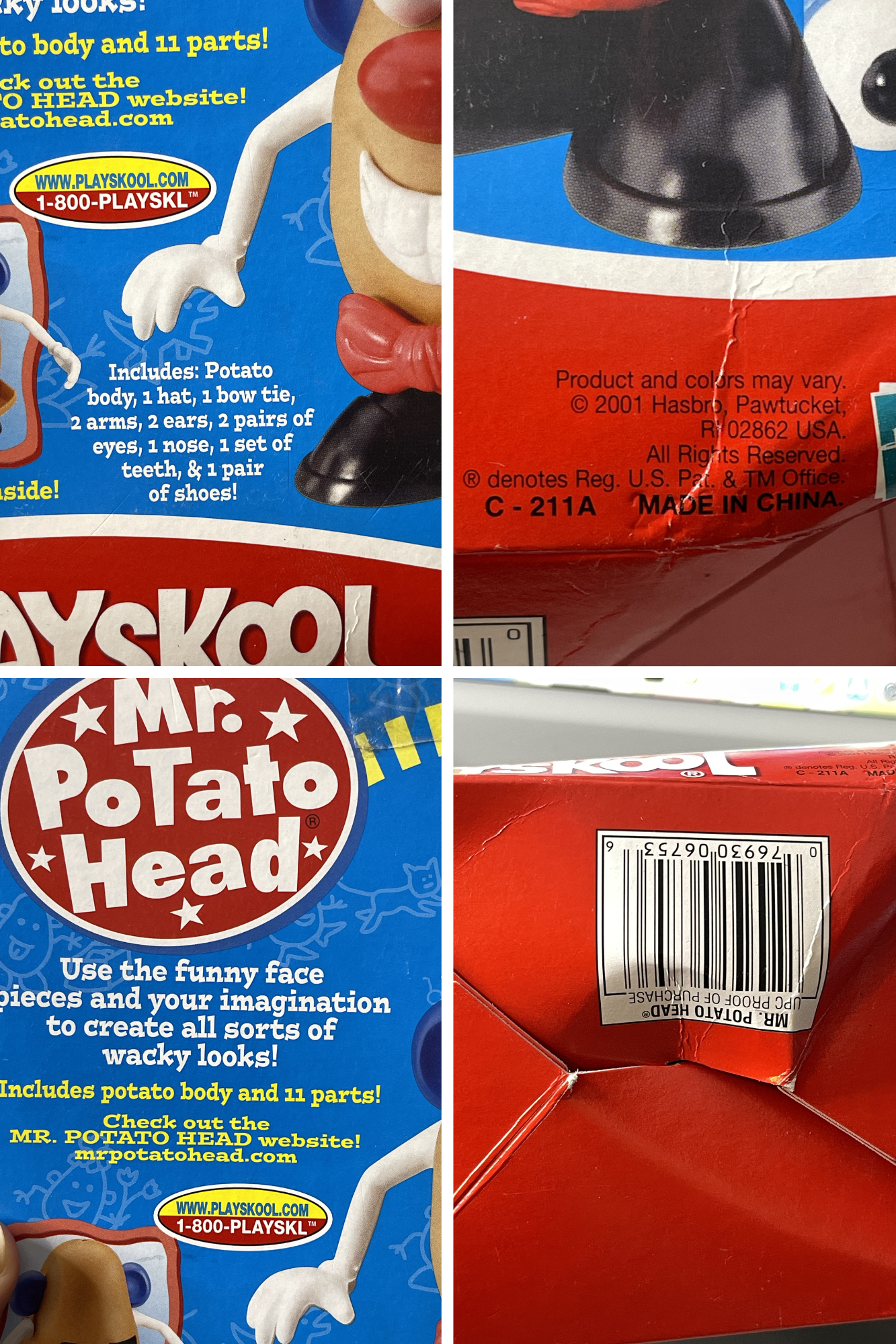 Vintage 2000s Deadstock Mr. Potato Head