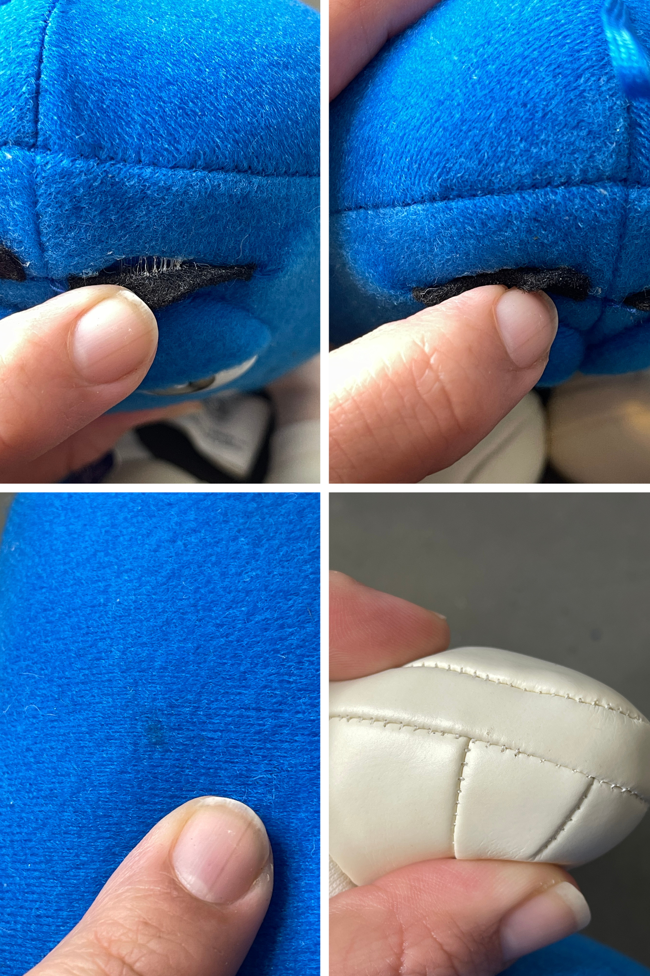 Vintage 2000s Blue Peanut M&M Deadstock Plush