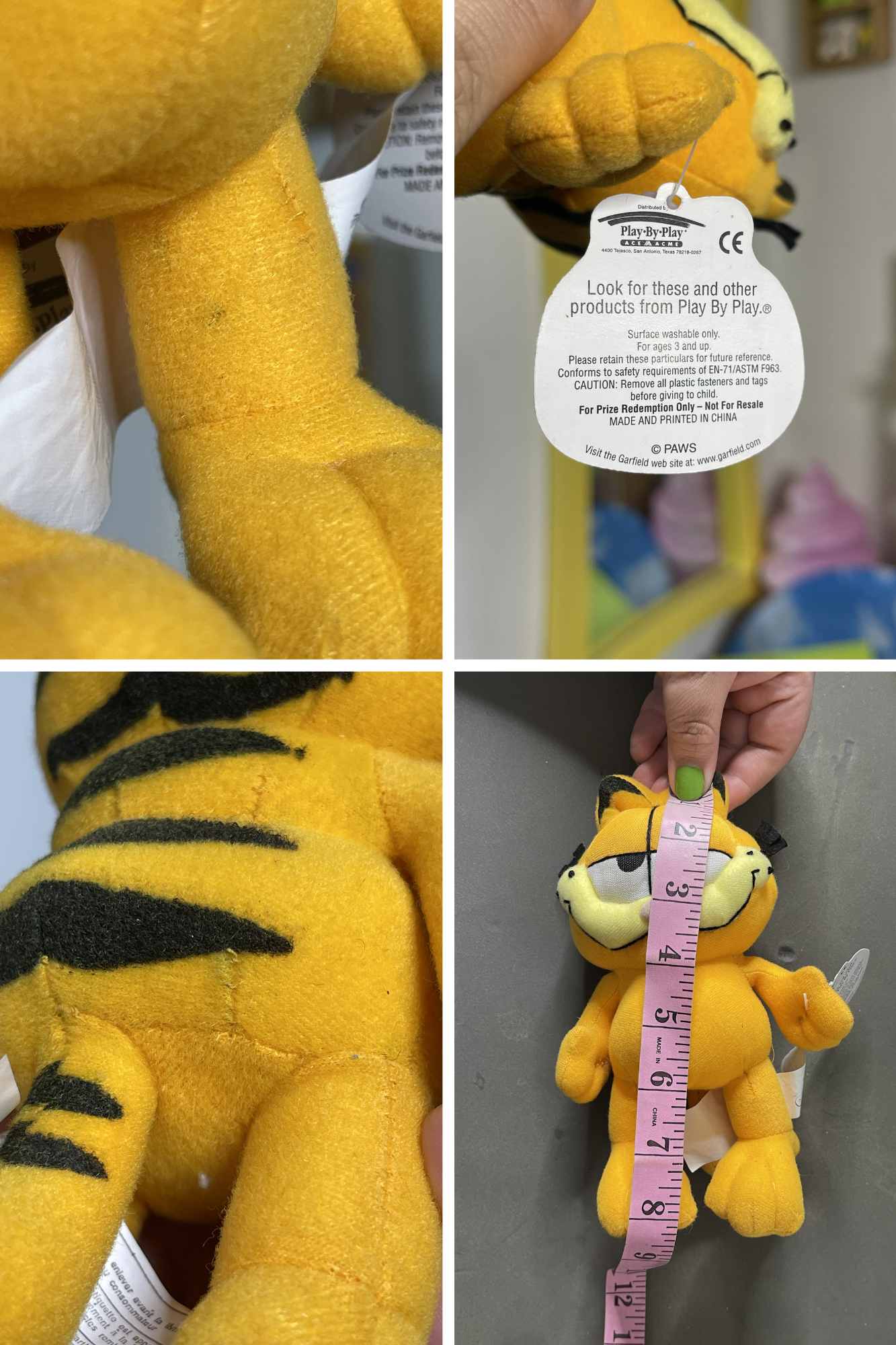 2000s Garfield & Odie Deadstock Plush Set
