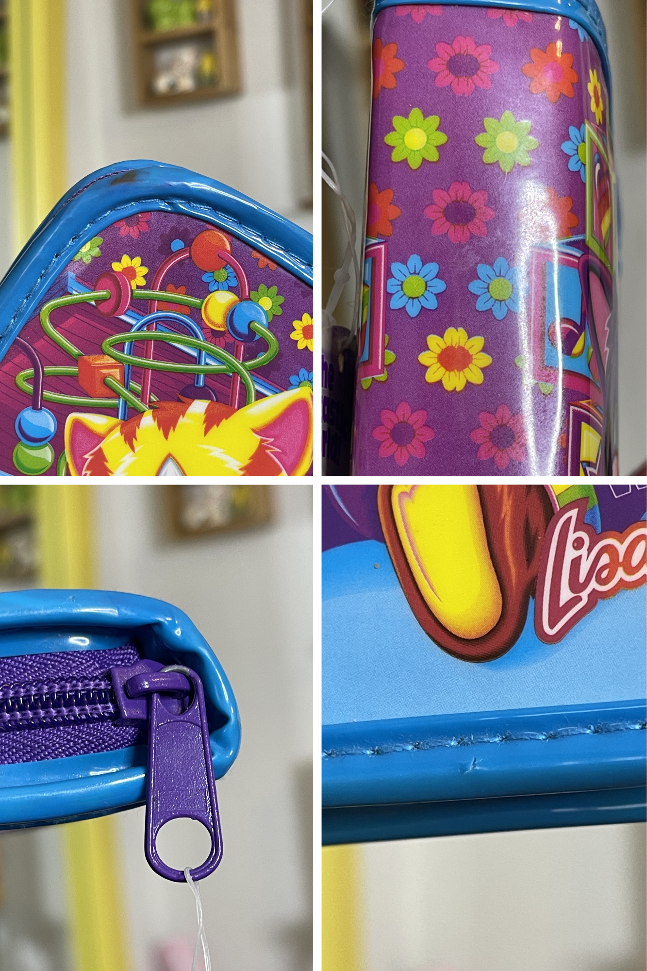 Vintage Lisa Frank Playtime Kittens Mini Binder Case