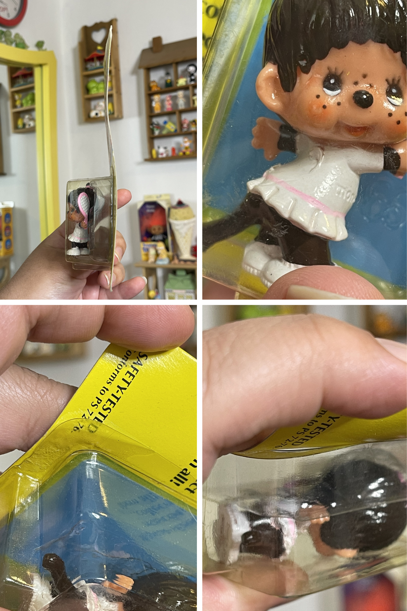 Vintage 80s Deadstock Monchhichi Collectible Trinket (Lobber)