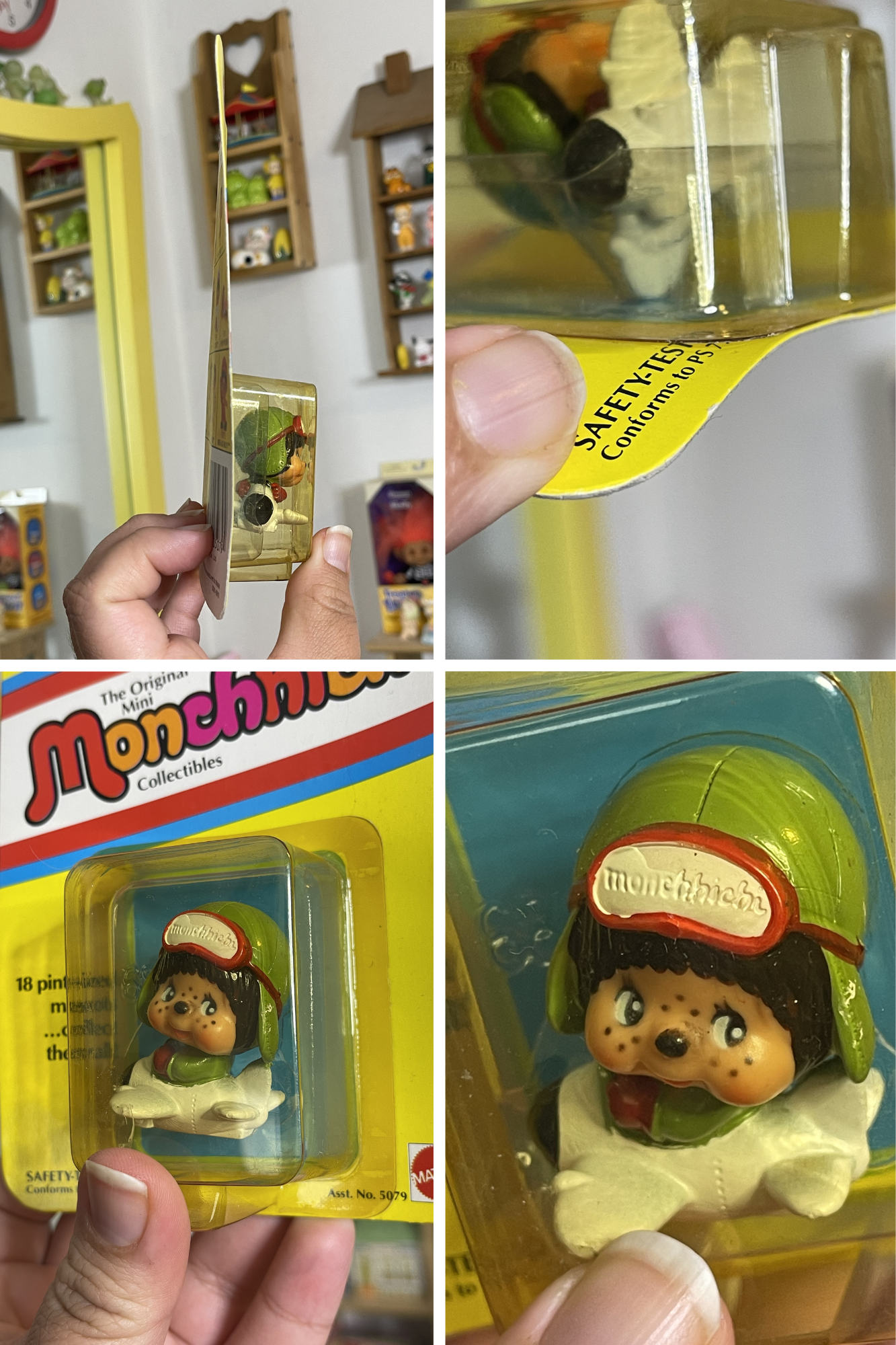 Vintage 80s Deadstock Monchhichi Collectible Trinket (Flyer)