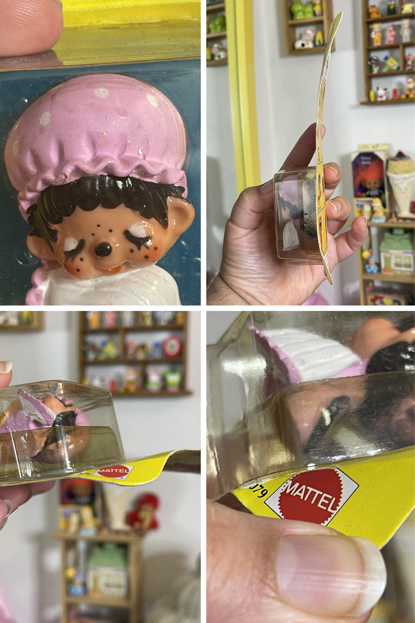 Vintage 80s Deadstock Monchhichi Collectible Trinket (Cuddler)