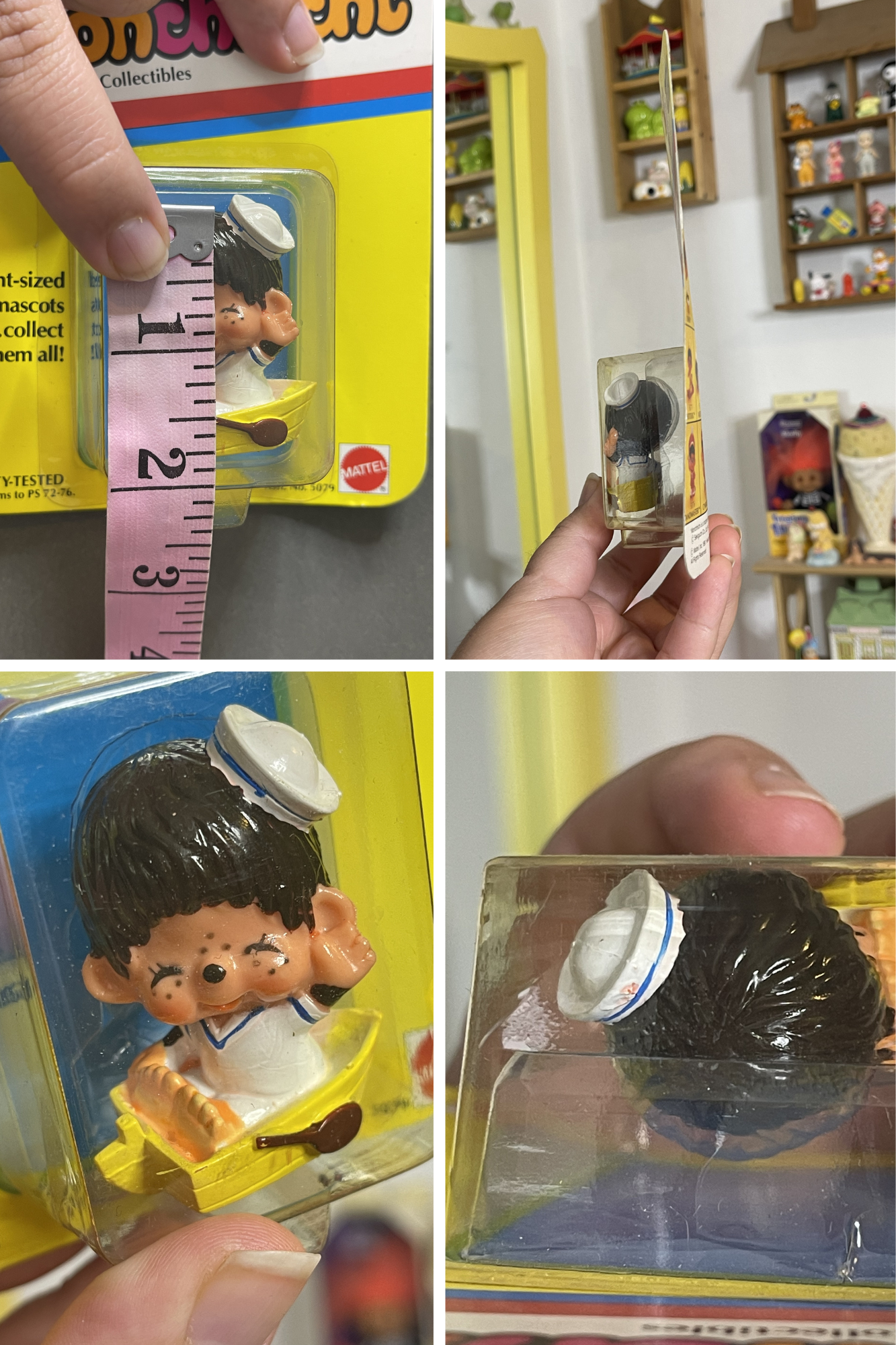 Vintage 80s Deadstock Monchhichi Collectible Trinket (Matey)