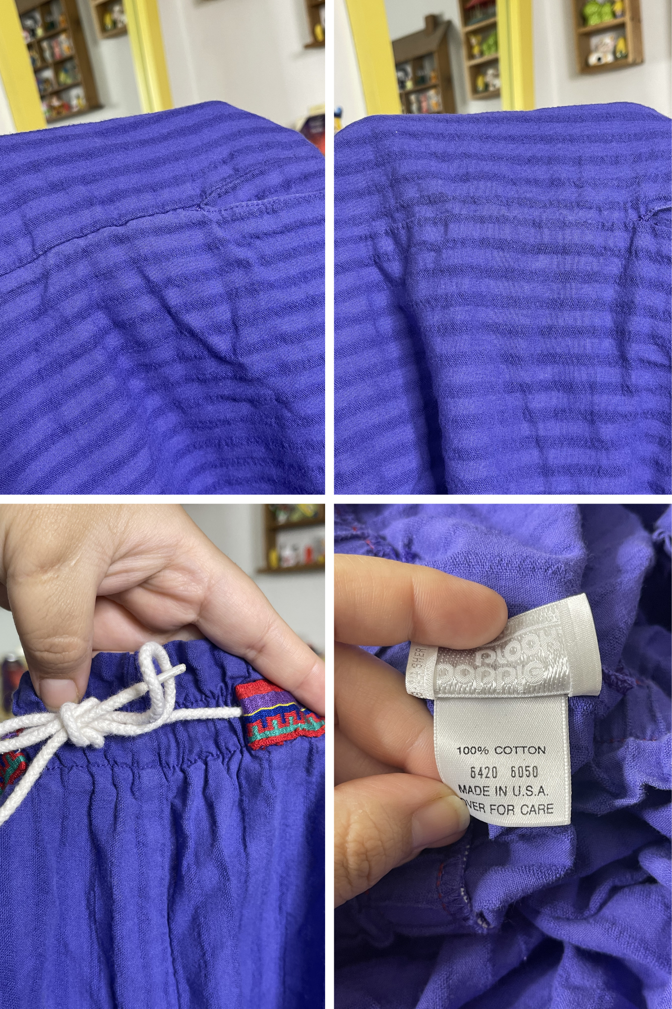 Vintage Funky Light Weight Purple Shorts Sz M