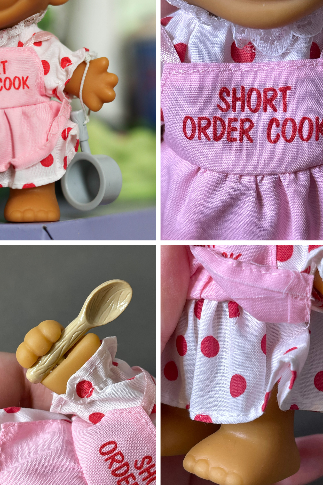 Vintage Short Order Cook Troll Doll