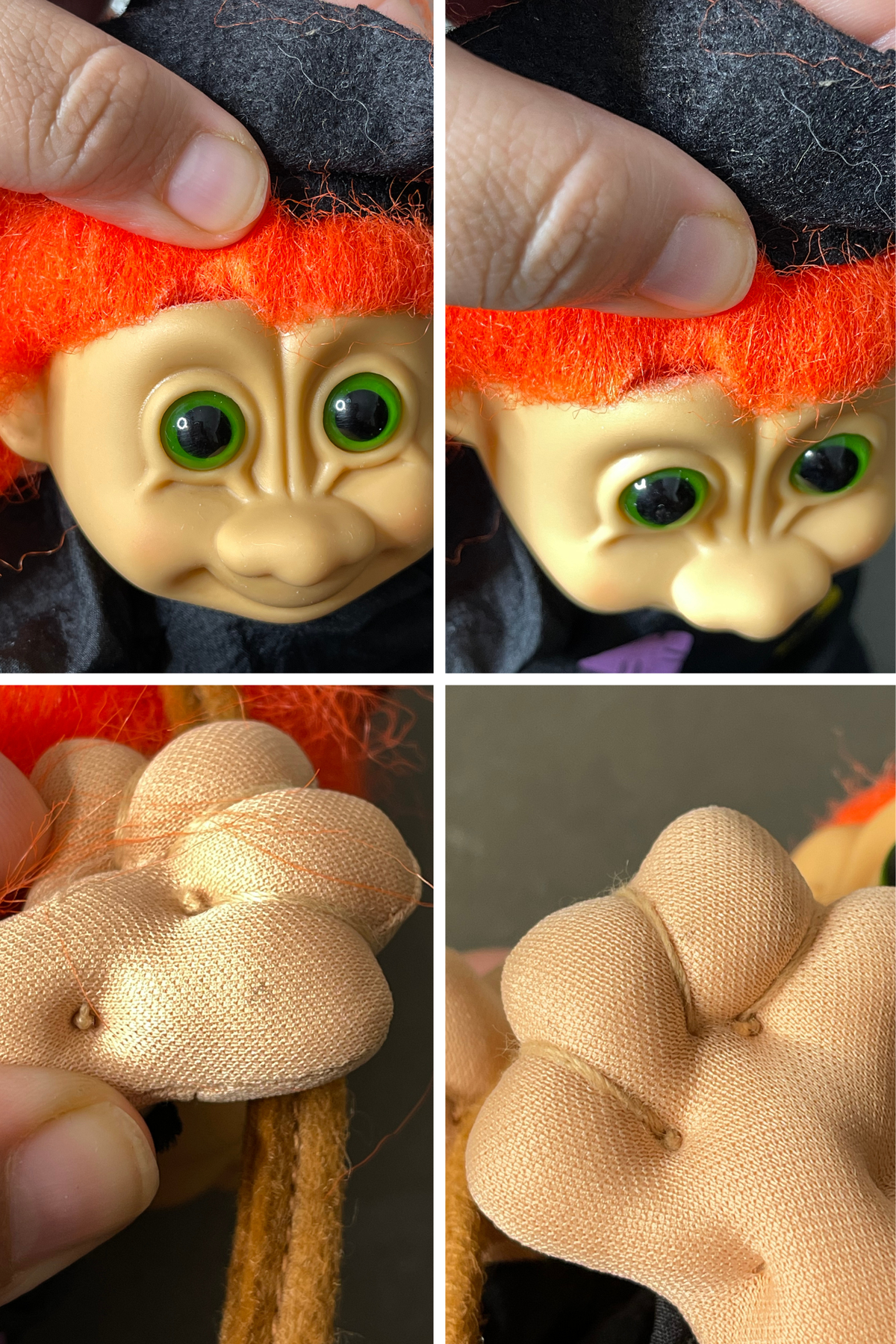 Vintage Halloween Witch Wee Troll Kidz