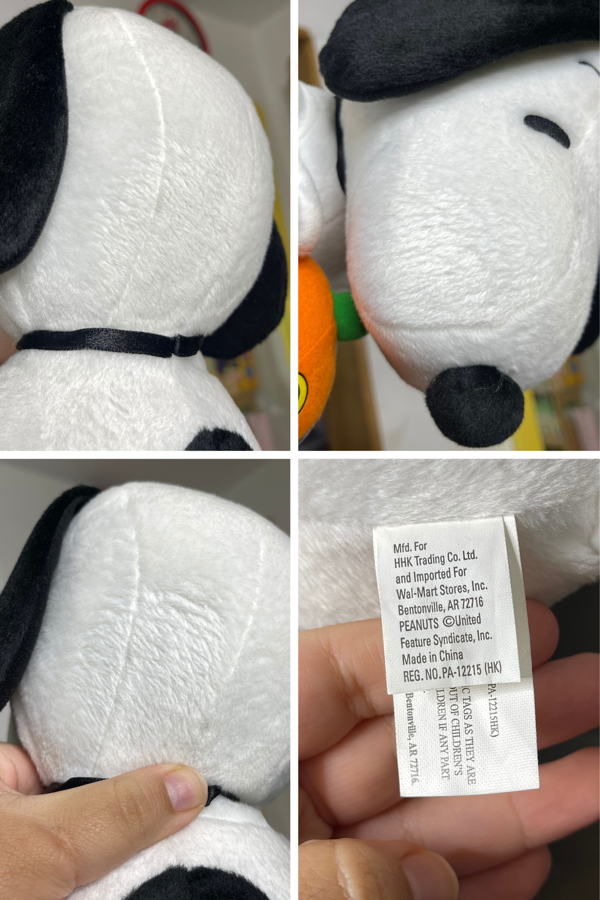 Snoopy Holding Jack-O'-Lantern Pumpkin Walmart Exclusive Plush