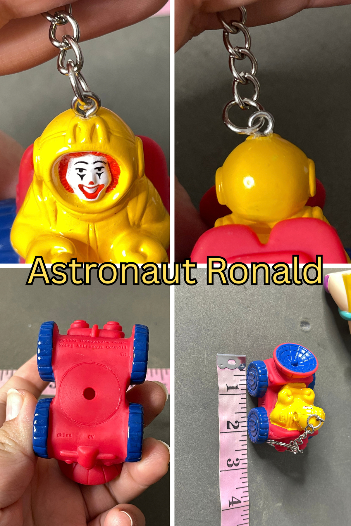 Vintage Upcyled Cartoon Keychains #13