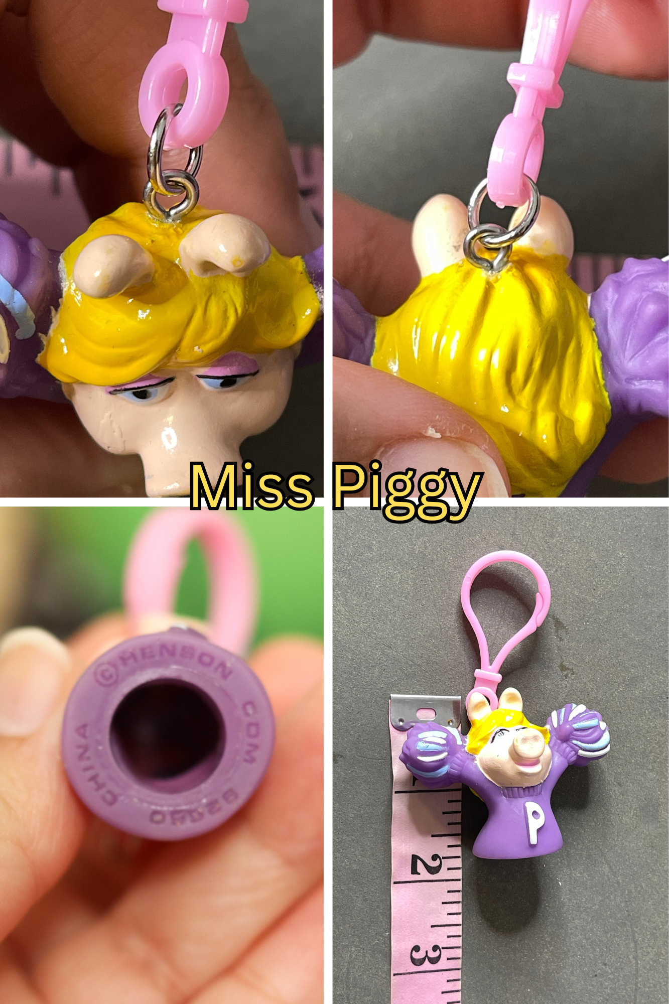 Vintage Upcyled Cartoon Keychains #5