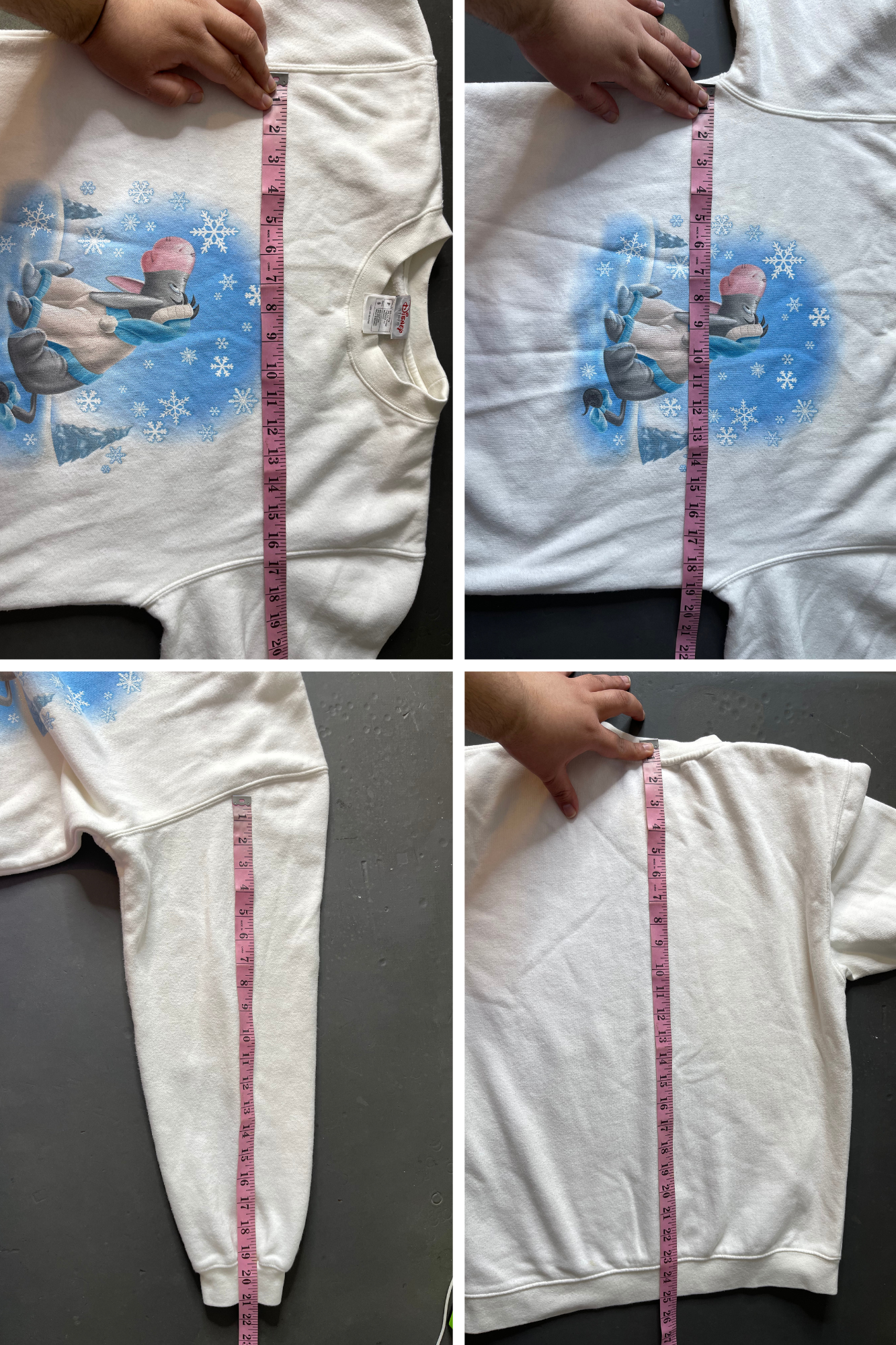 Vintage Eeyore Winter Graphic Sweater Sz S