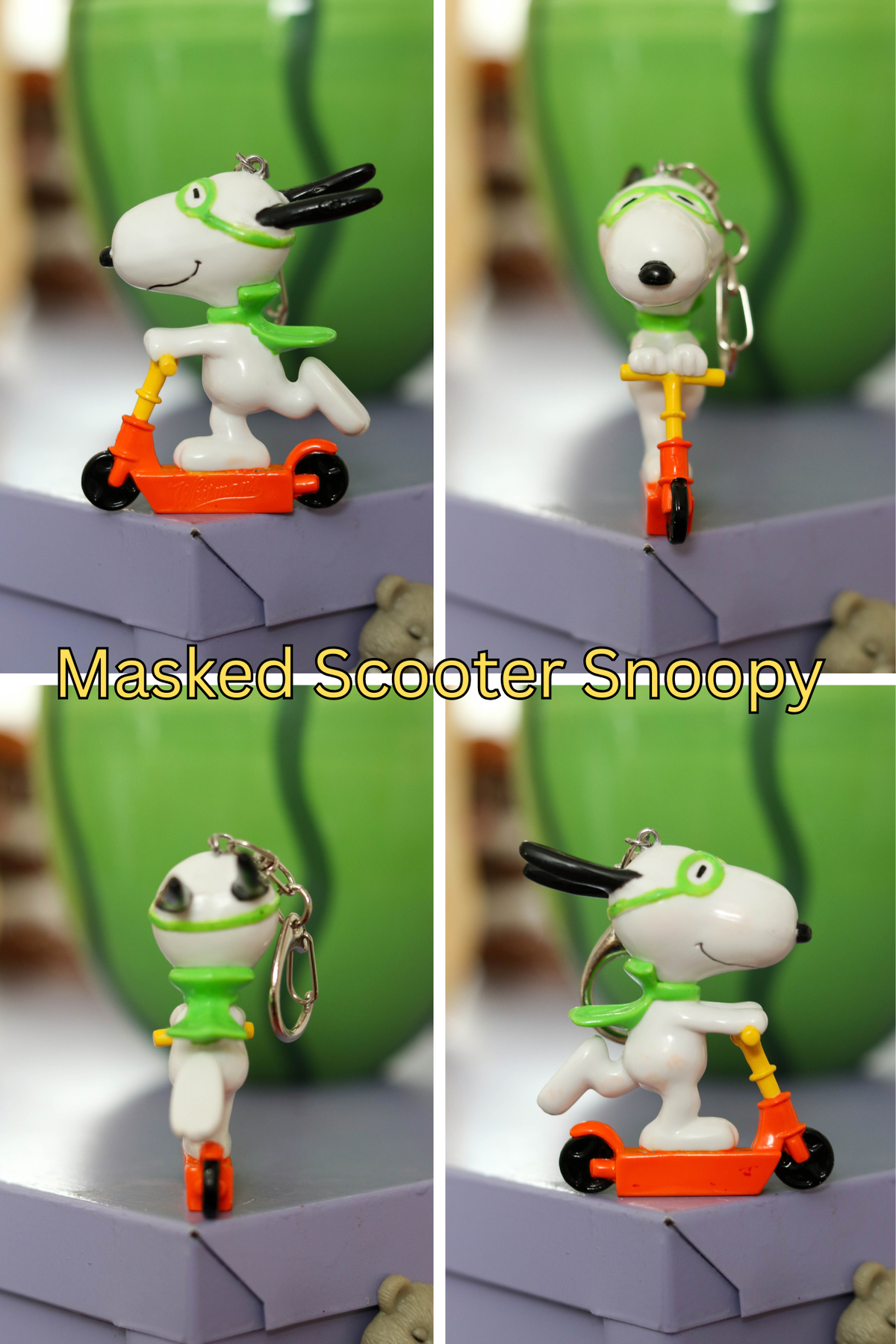 Vintage Snoopy Halloween Upcycled Keychains