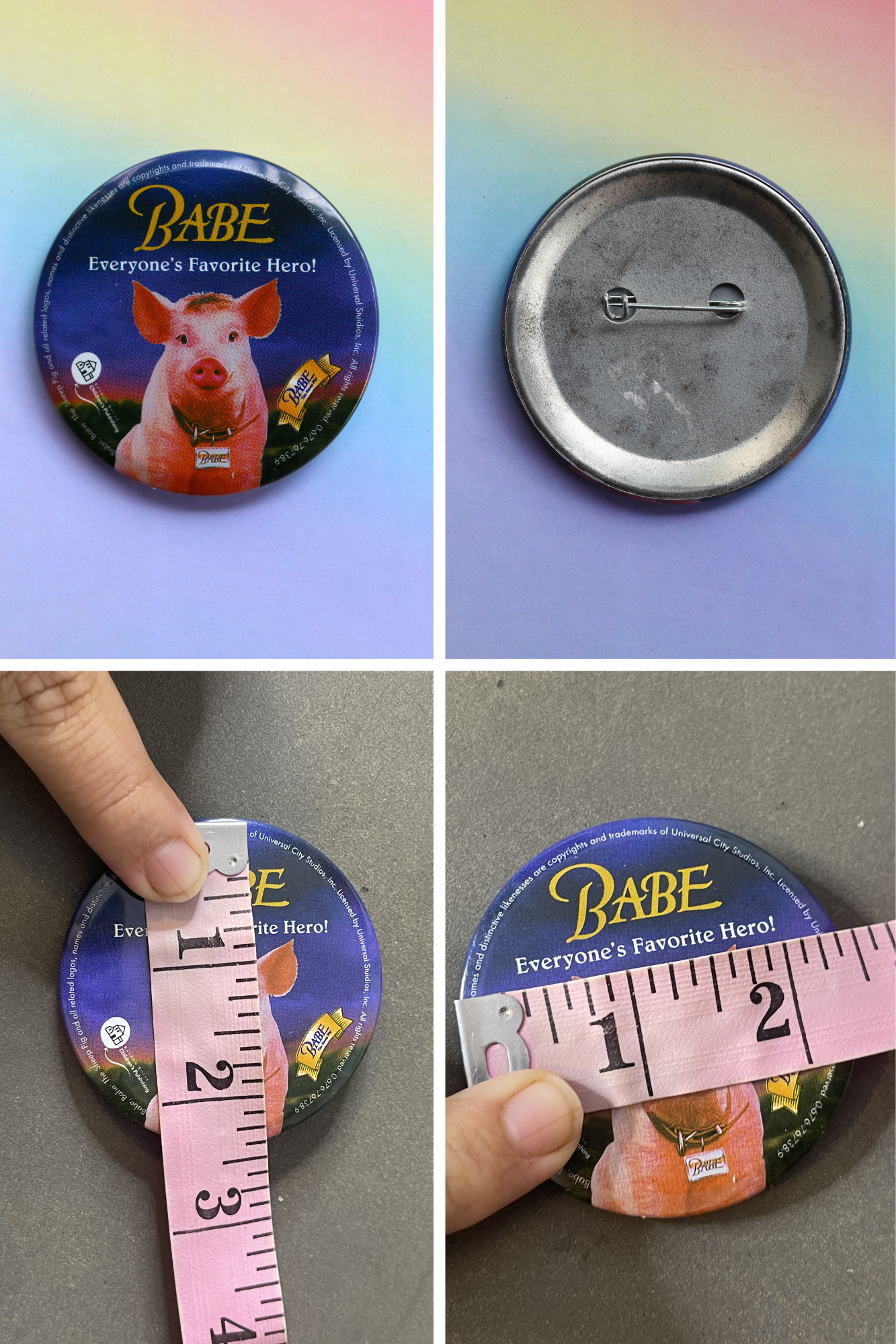 Vintage Nostalgic Pinback Buttons