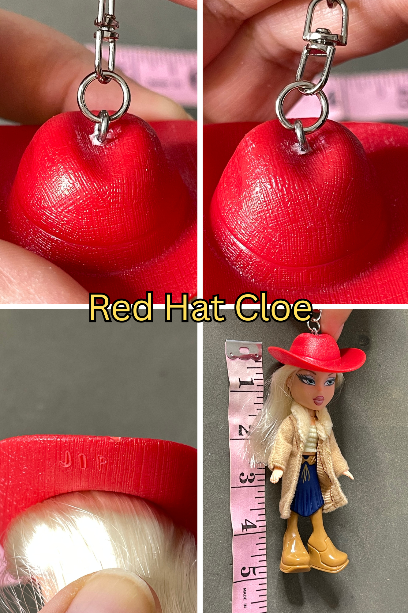 Vintage 2000s Bratz Dolls Upcycled Keychains