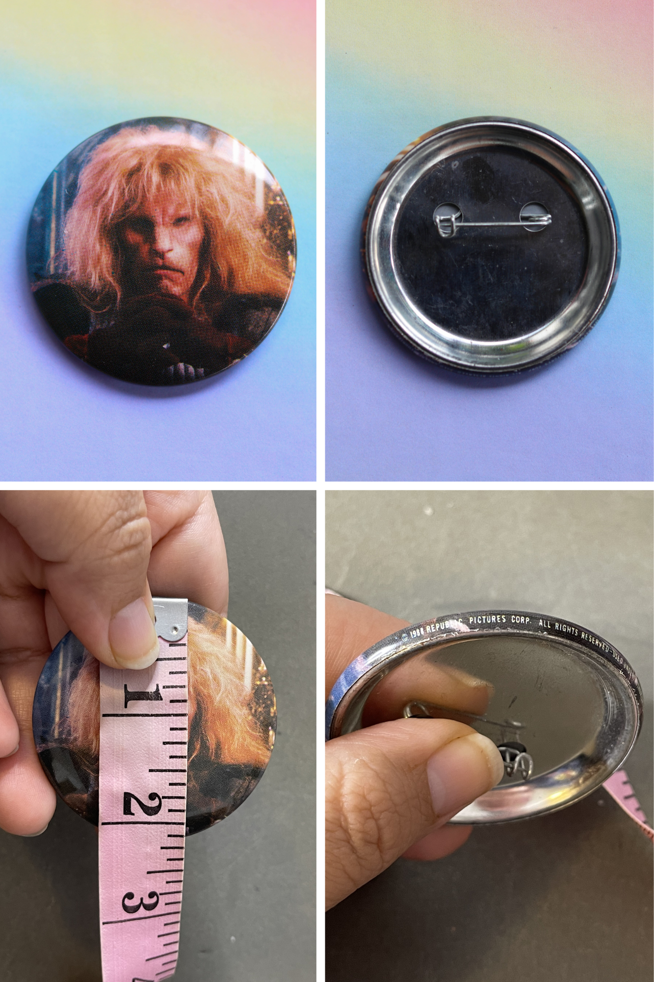 Vintage Nostalgic Pinback Buttons