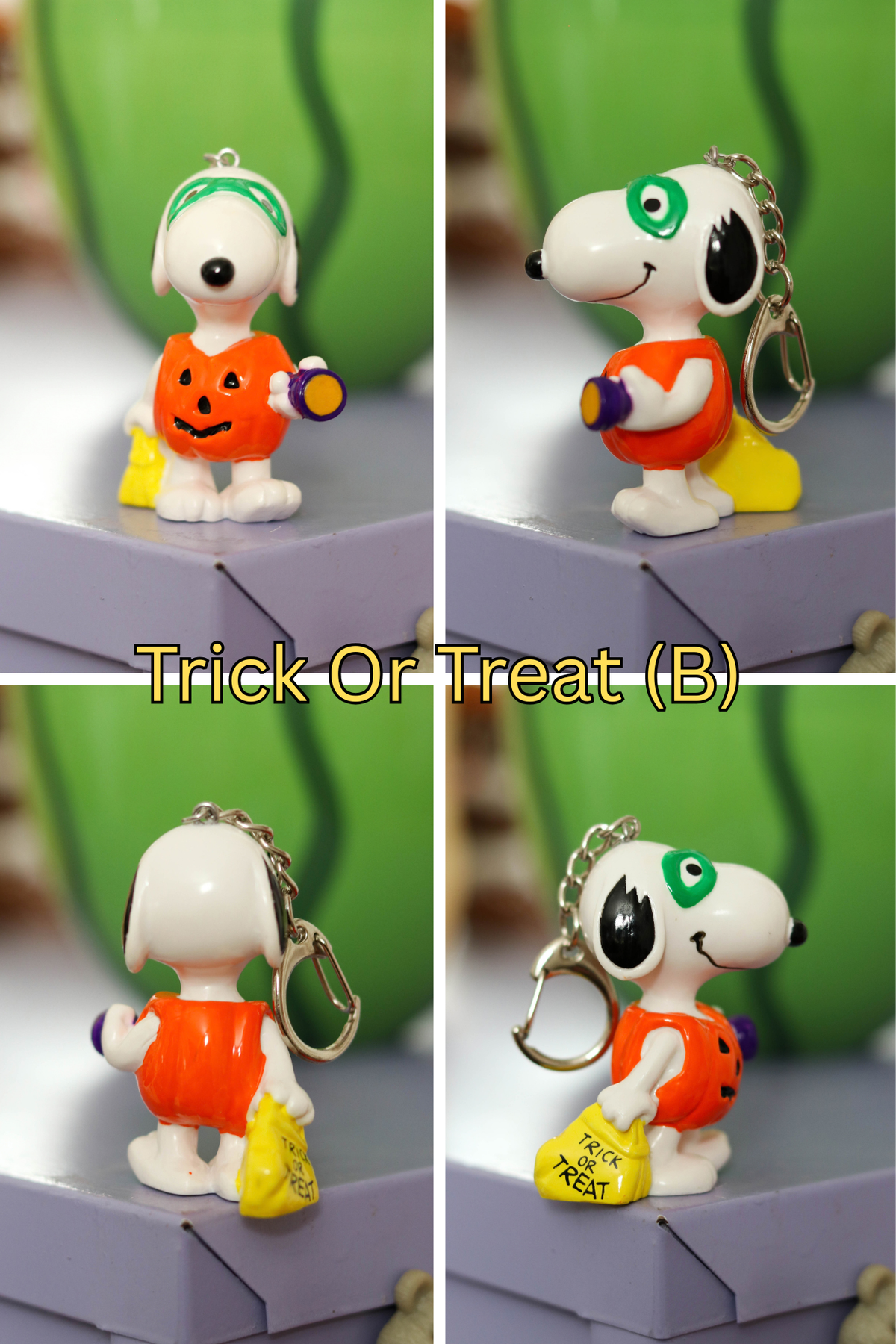 Vintage Snoopy Halloween Upcycled Keychains