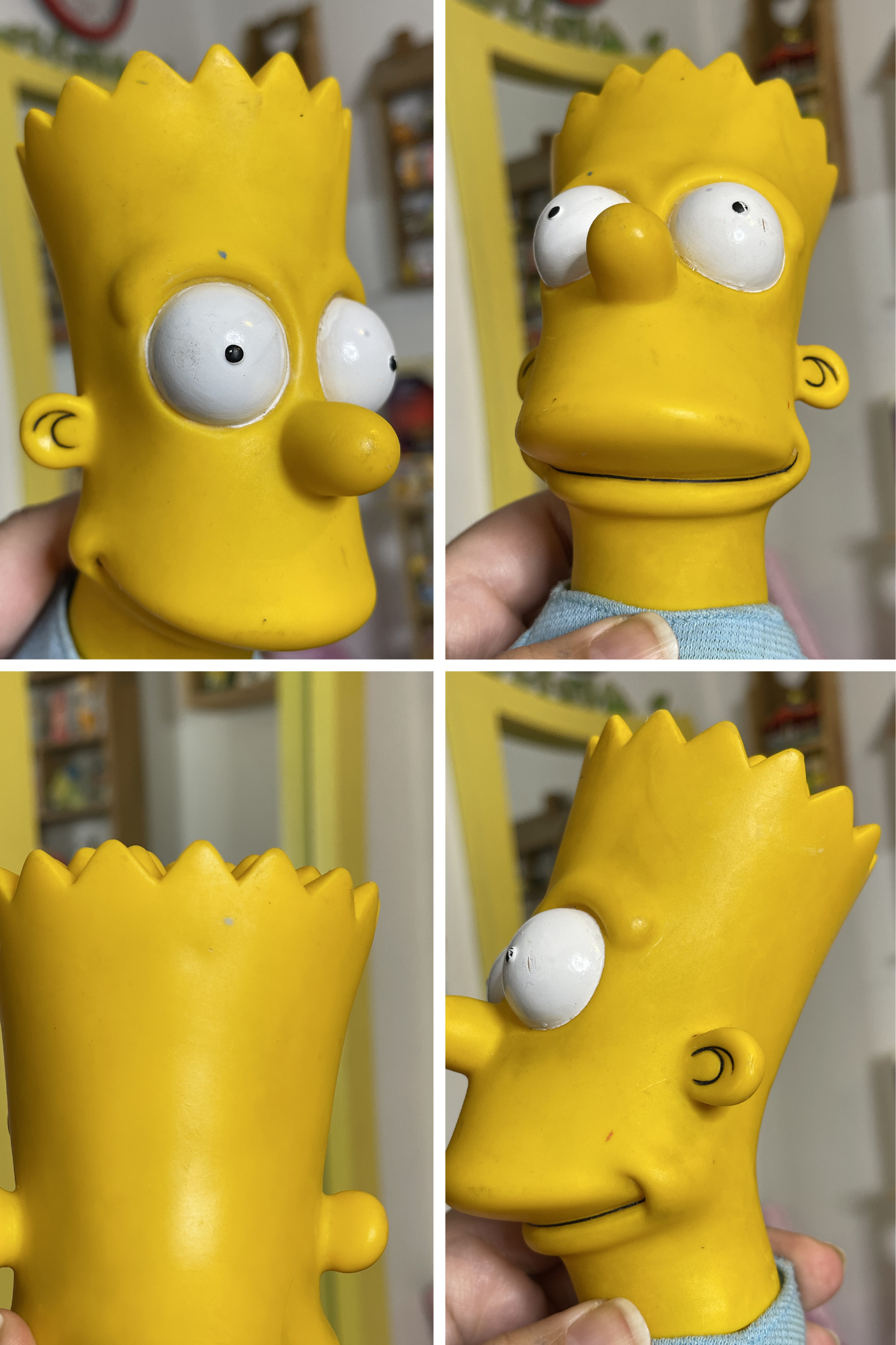Vintage 90s Bart Simpson Vinyl Plush Doll