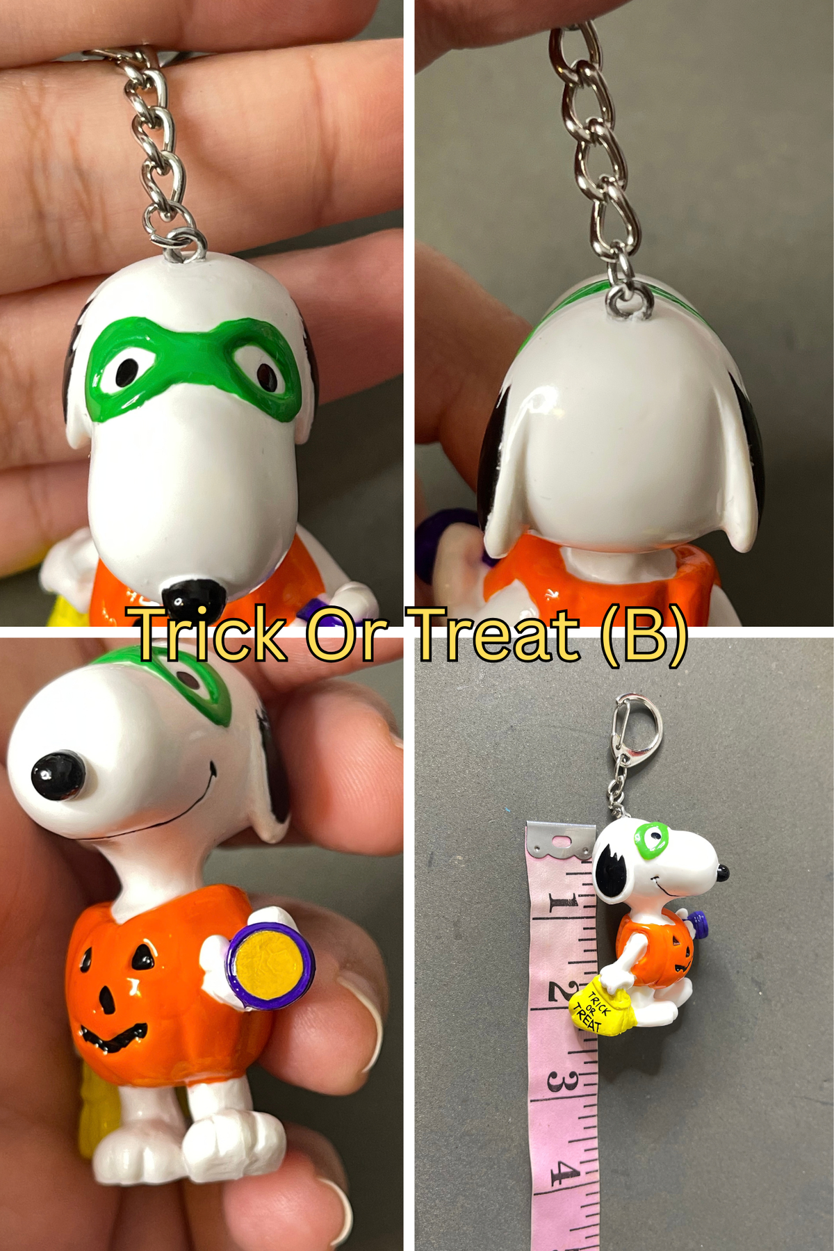 Vintage Snoopy Halloween Upcycled Keychains