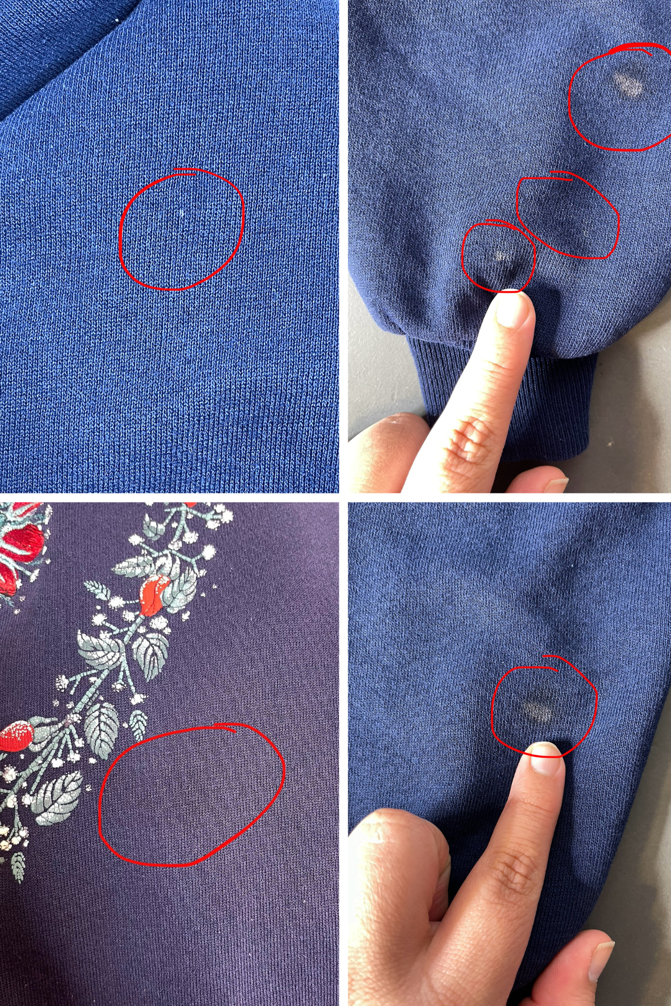 90s Winter Rose Emboridered Crewneck Sweater Sz L