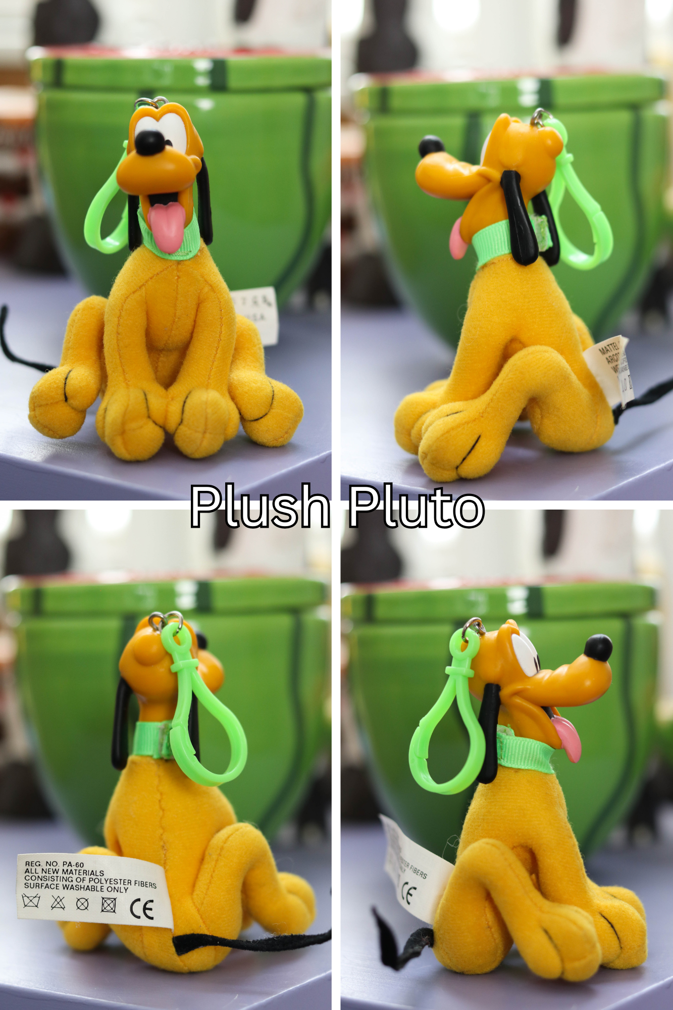 Vintage Upcycled Cartoon Toy Keychains