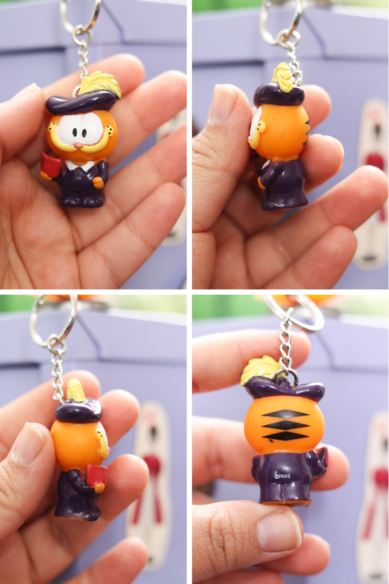 Vintage Garfield blind bag keychains (1)