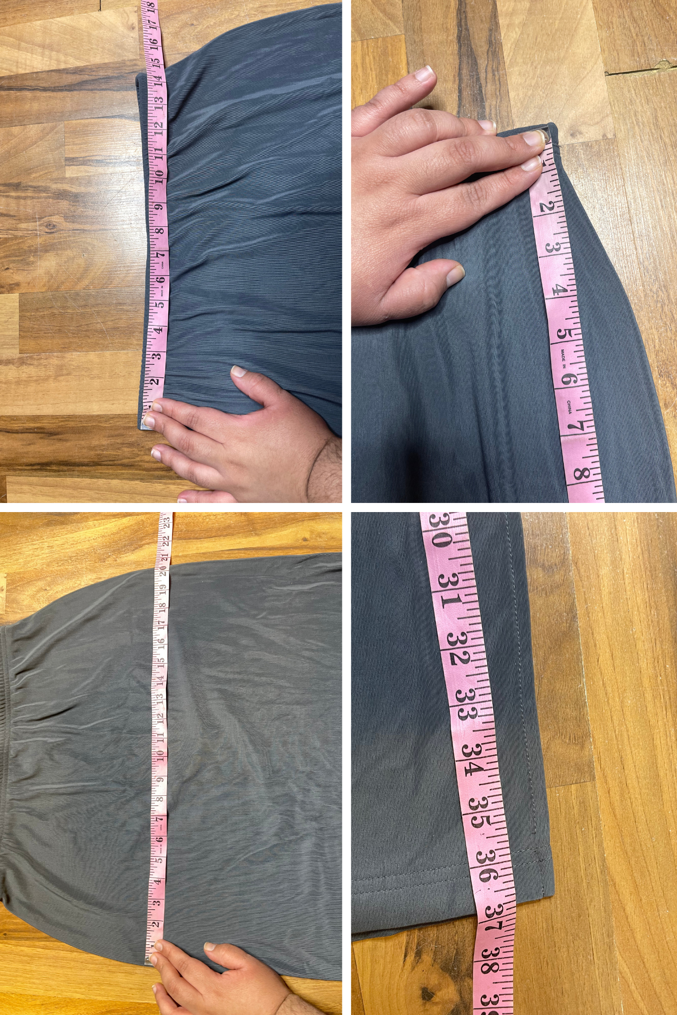 Vintage 2000s Grey Slinky Maxi Skirt Sz L