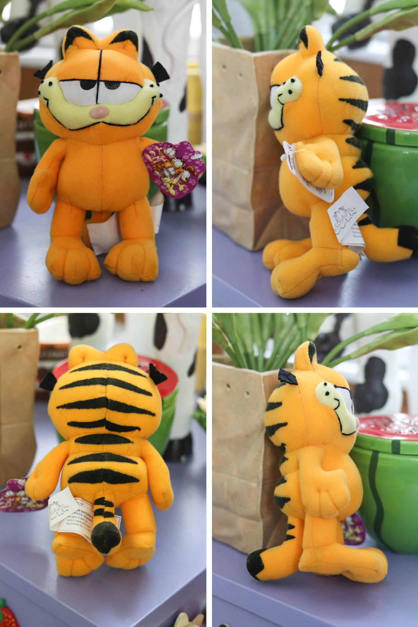 2000s Garfield & Odie Deadstock Plush Set