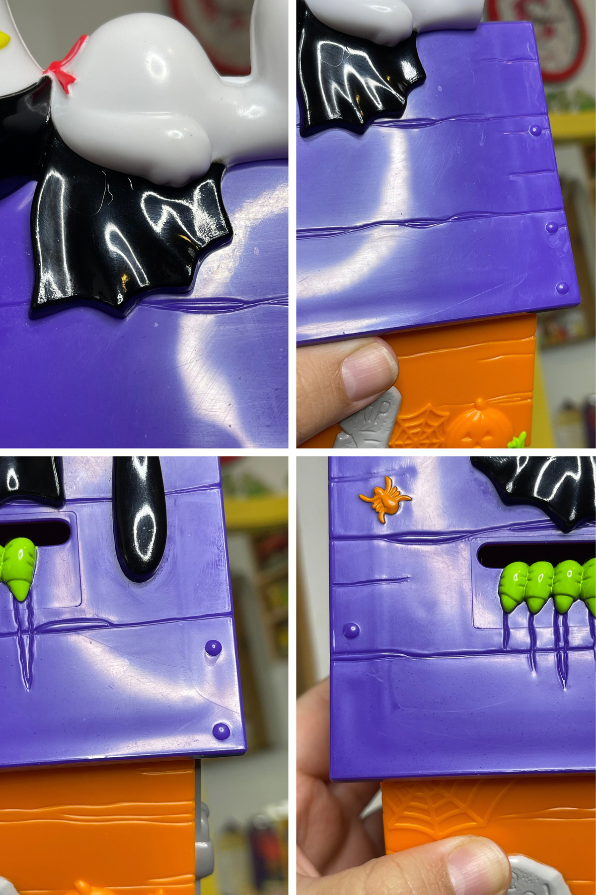 Vintage Vampire Snoopy Halloween Dog House Coin Bank