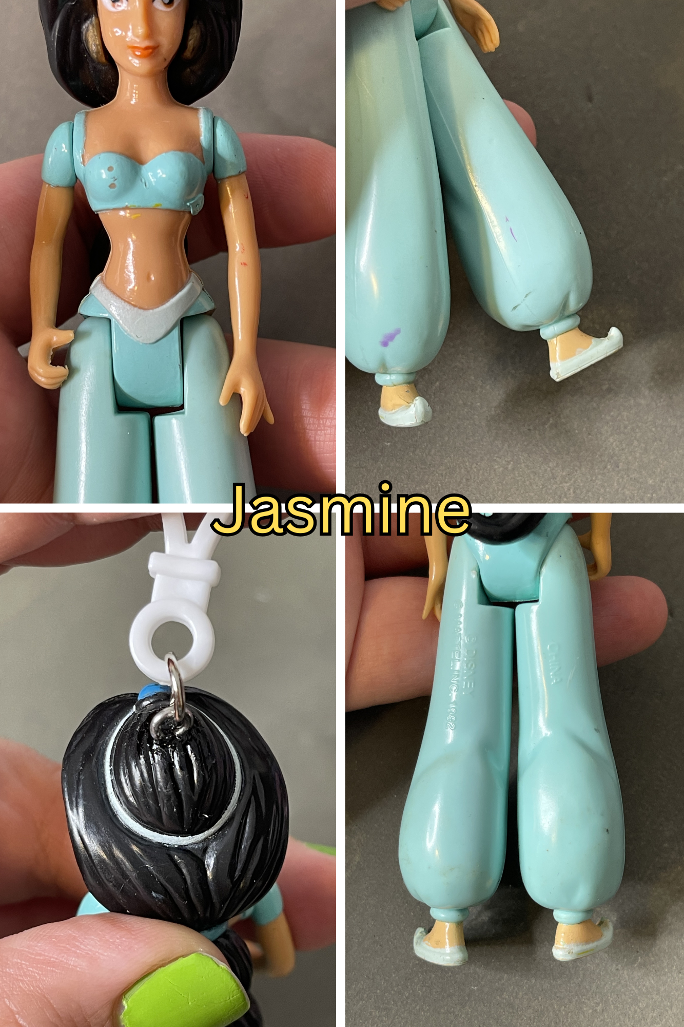 Vintage - Modern Upcycled Toy Keychains