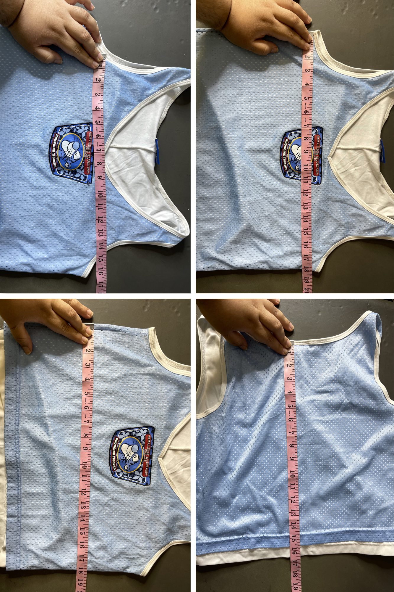 Vintage 2000s Tigger Jersey Style Tank Top Sz M