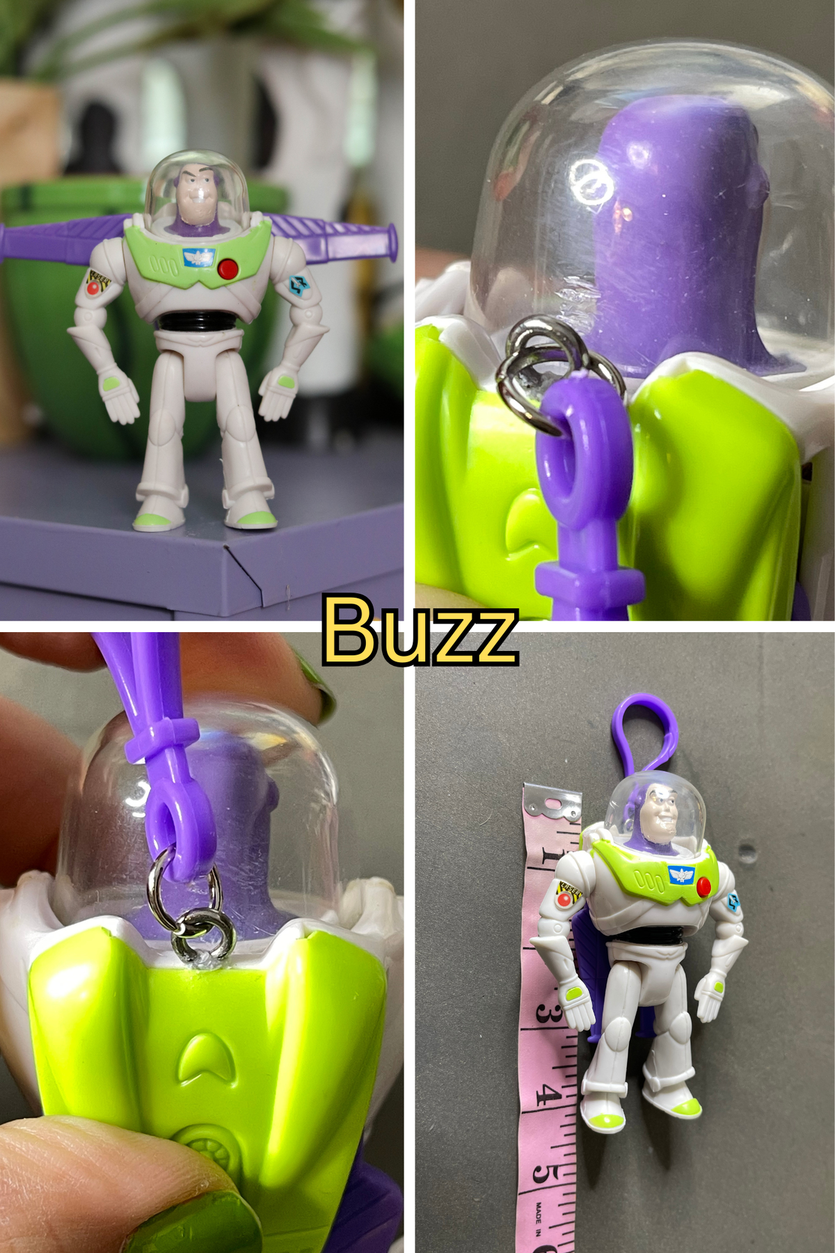 Vintage Upcyled Cartoon Keychains #3