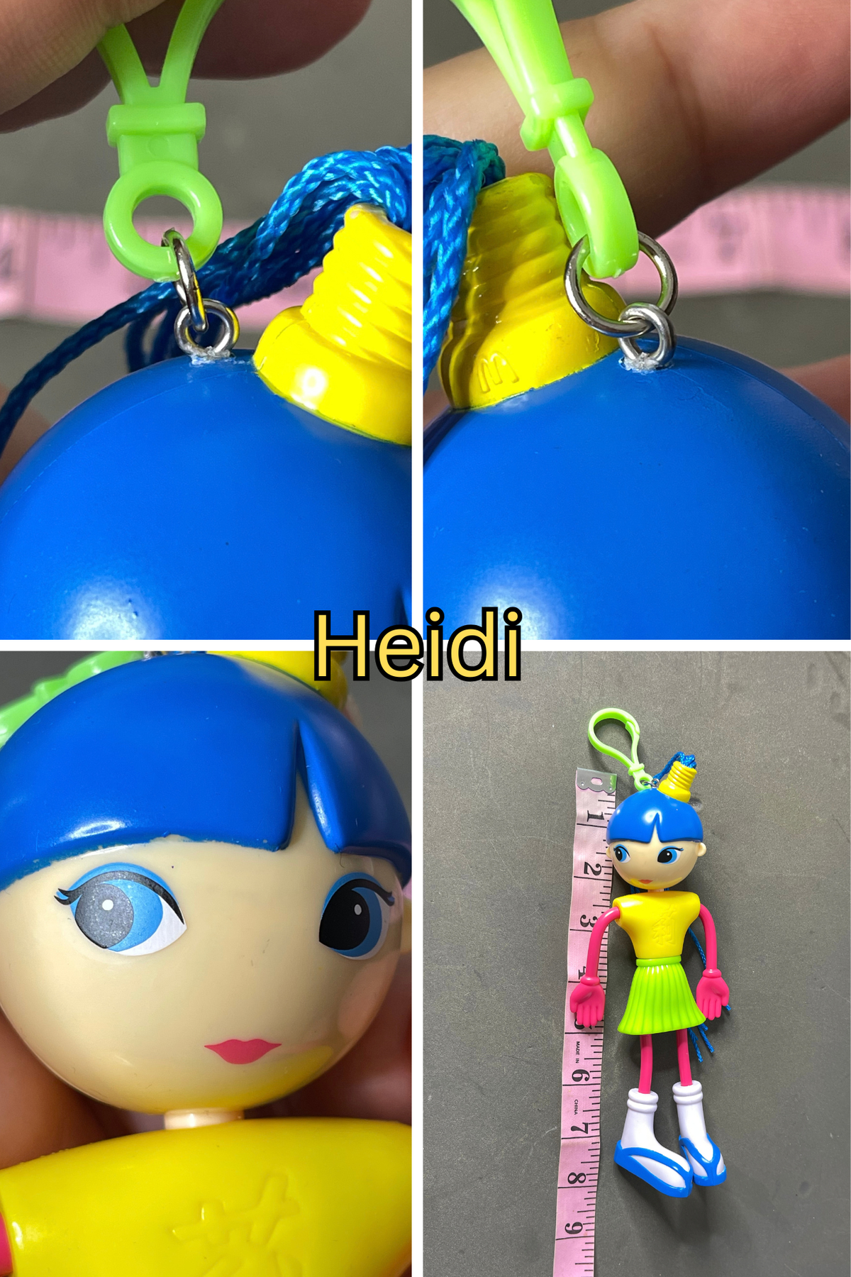 2000s Betty Spaghetty Dolls Upcycled Keychains