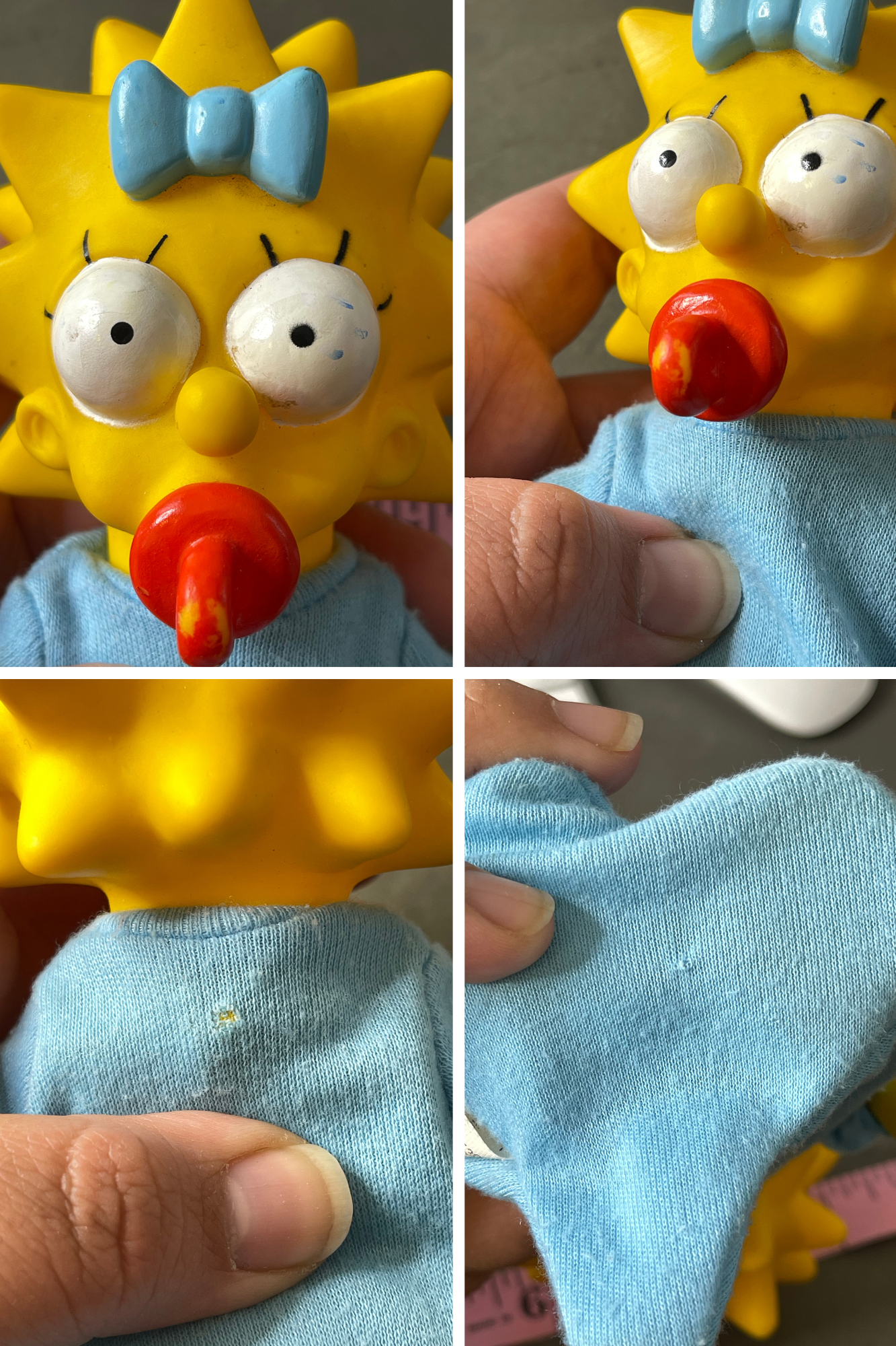 Vintage 90s Maggie Simpson Plush