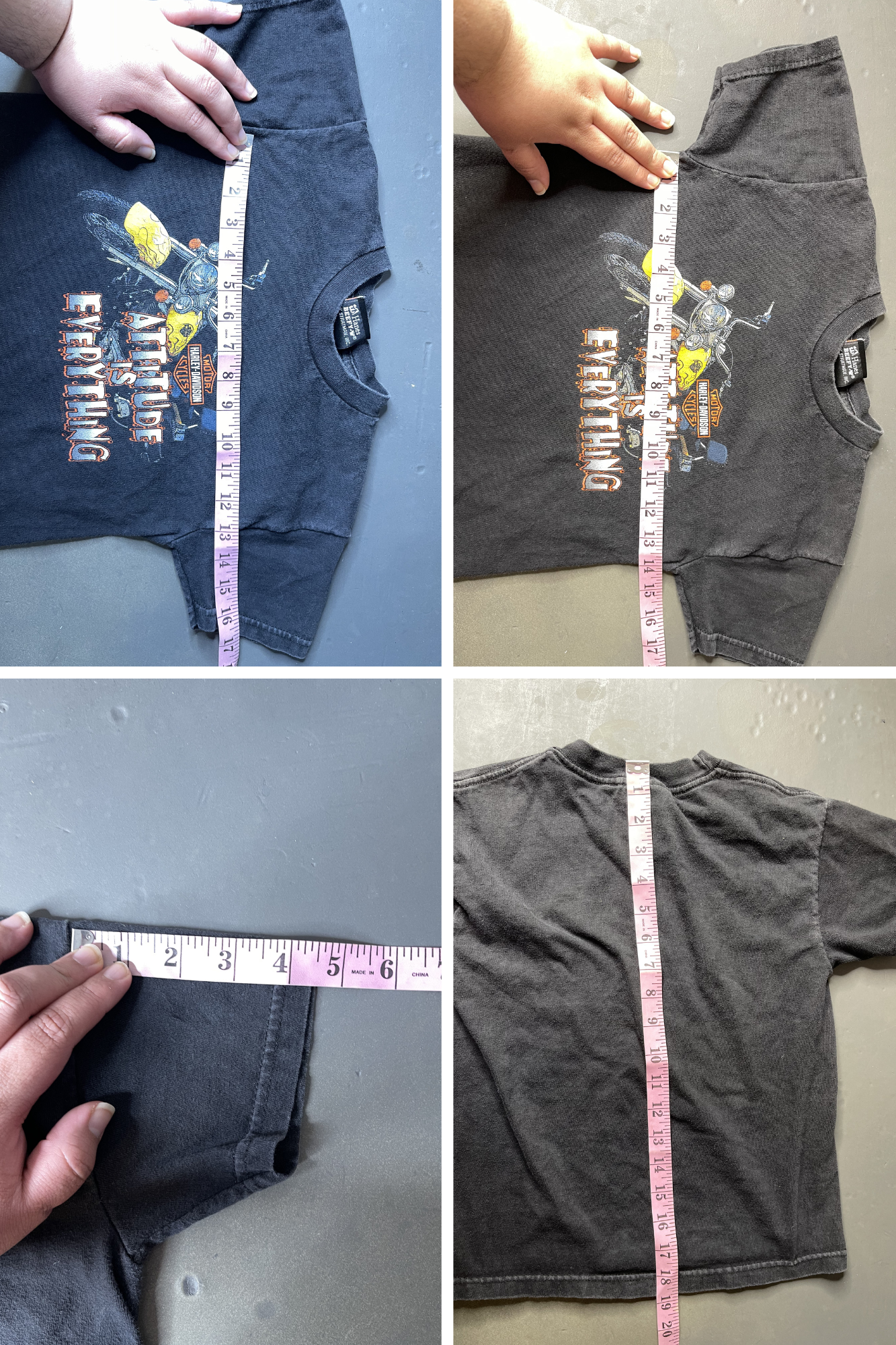 Vintage 2000s Harley Davidson Graphic Kids Tee Sz S (6-8)