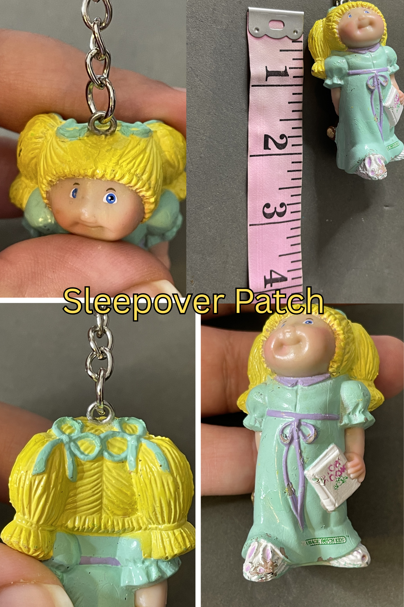 Vintage Upcycled Cabbage Patch Kids Keychains