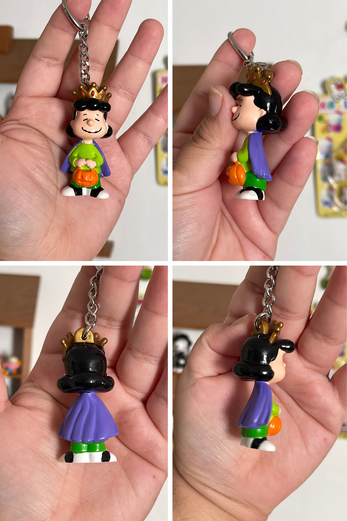2000s Halloween Pumpkin Queen Lucy keychain + Case (B)