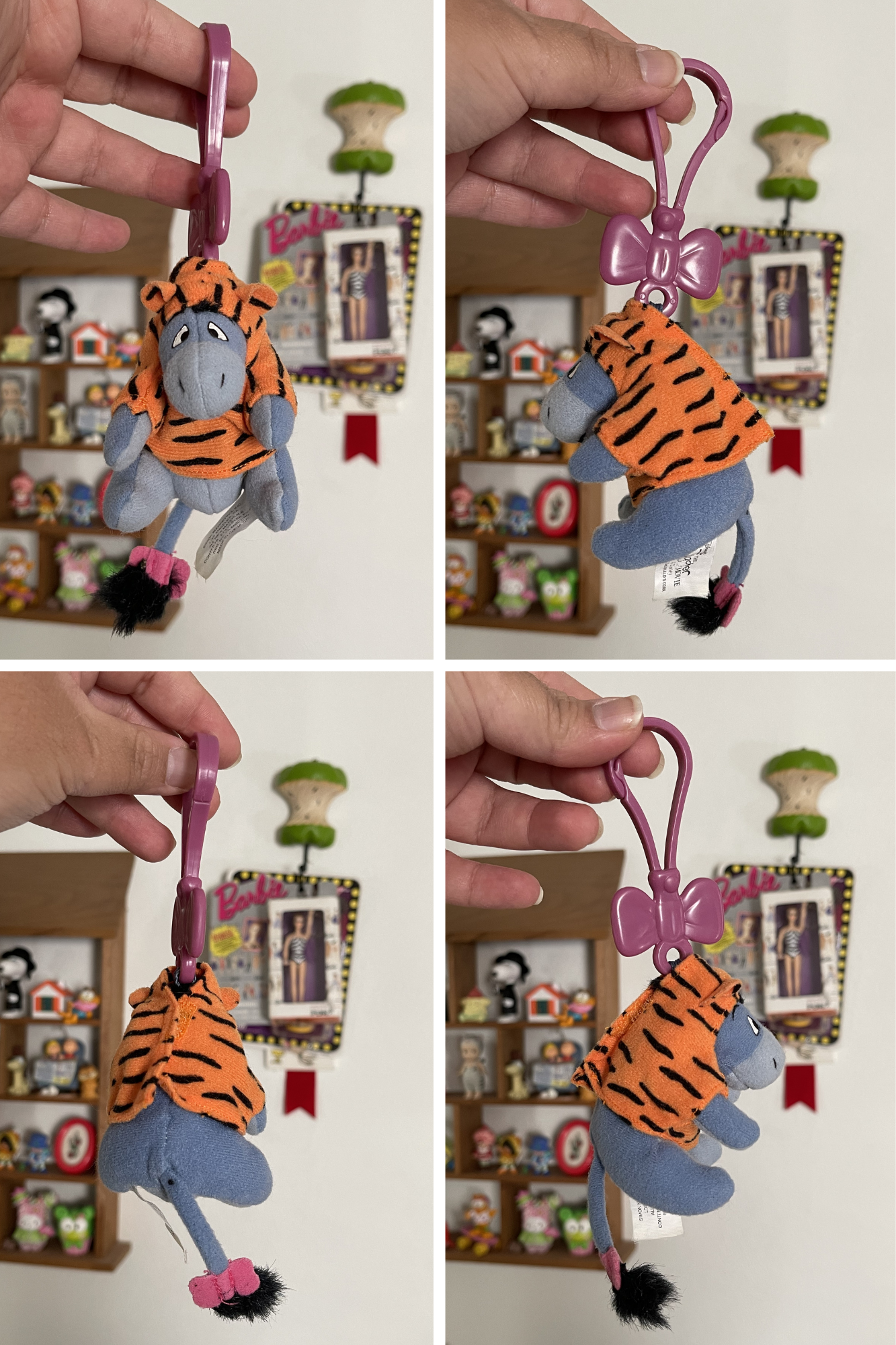 Vintage 2000s Eeyore The Tigger Movie Plush Keychain