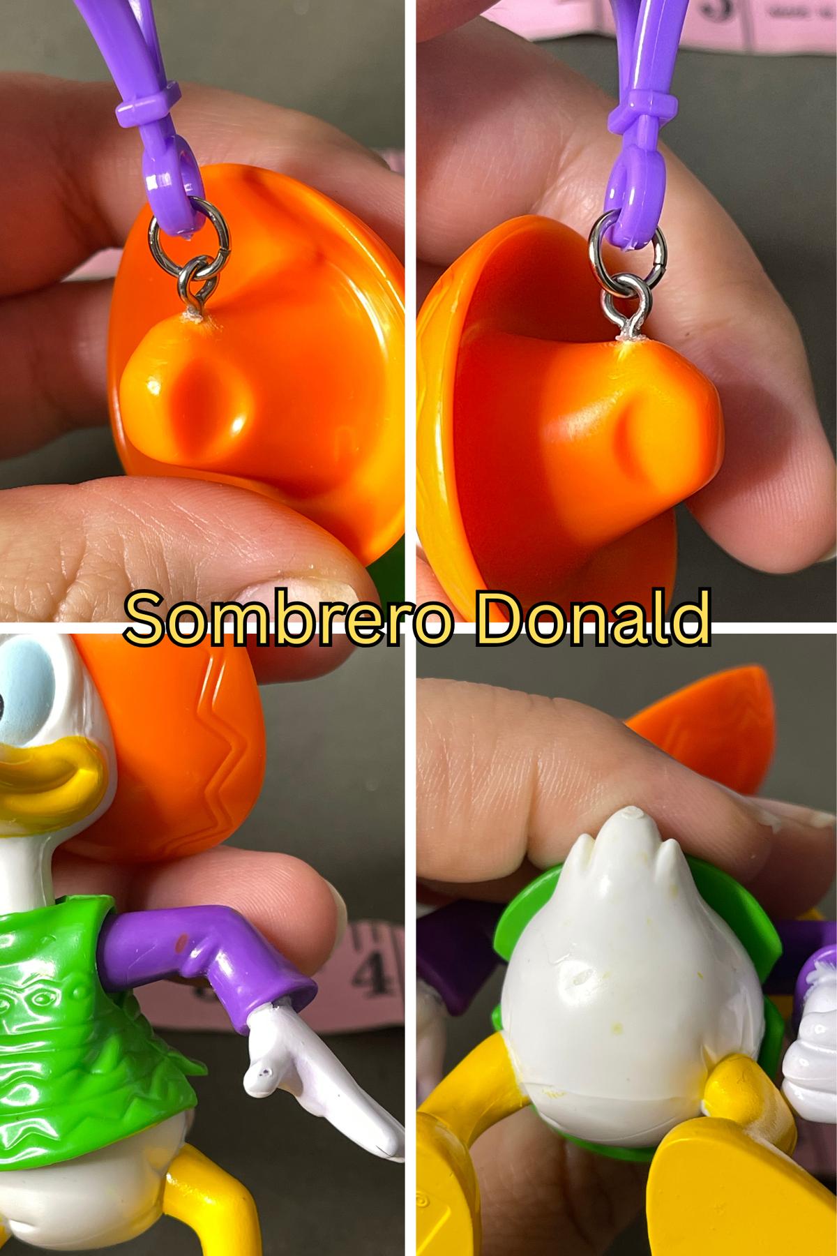 Vintage Upcyled Cartoon Keychains #10