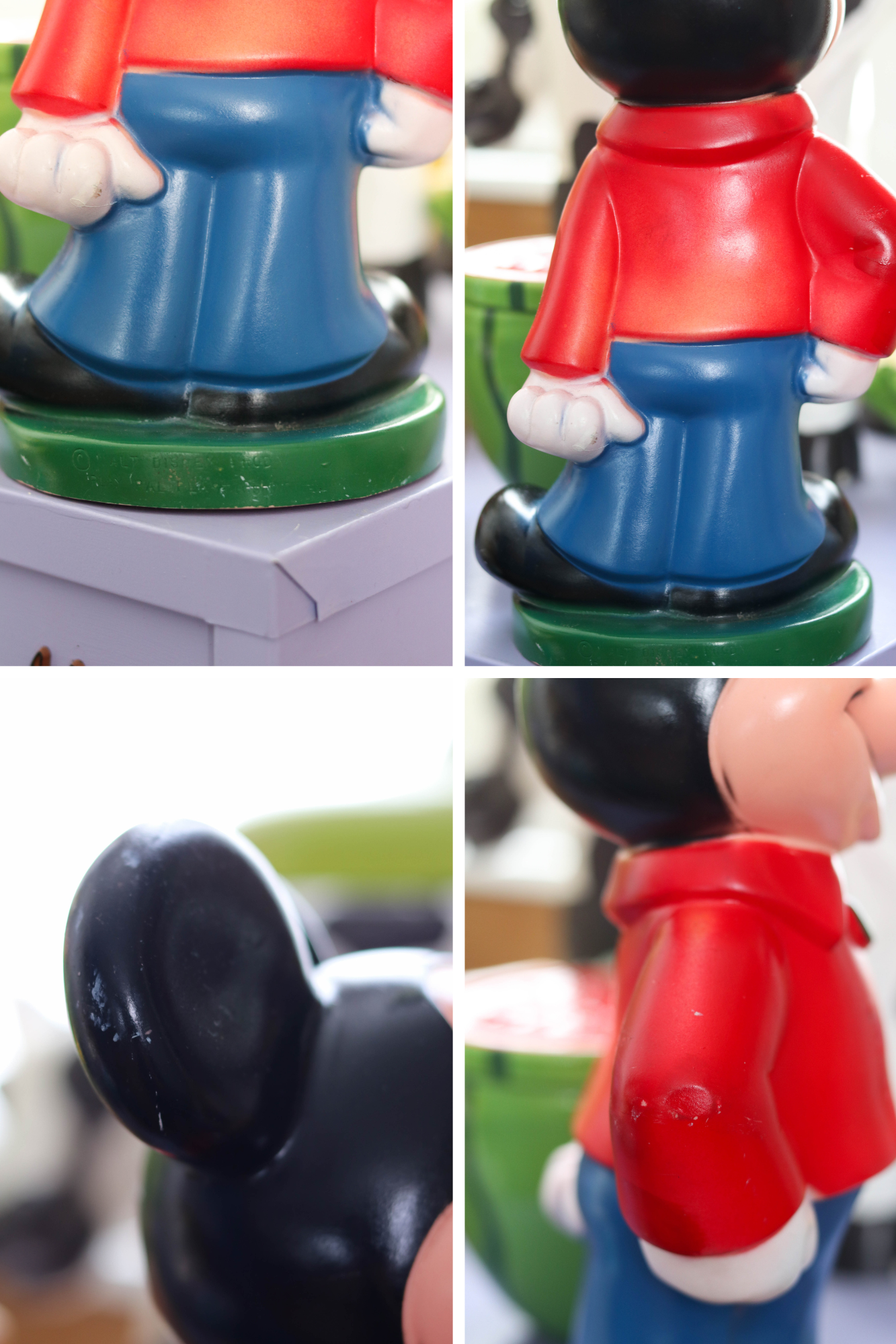 Vintage Mickey Mouse Standing Coin Bank