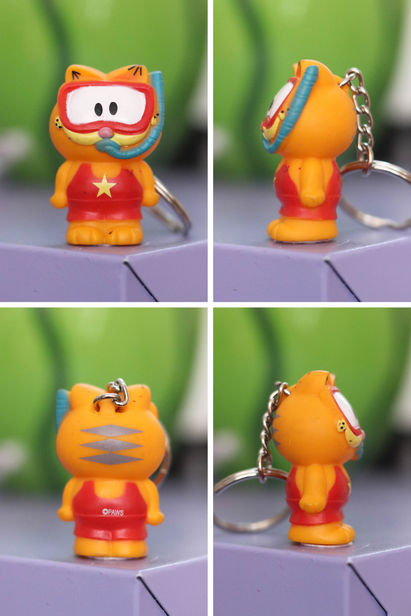 Vintage Garfield blind bag keychains Series #2 (1)