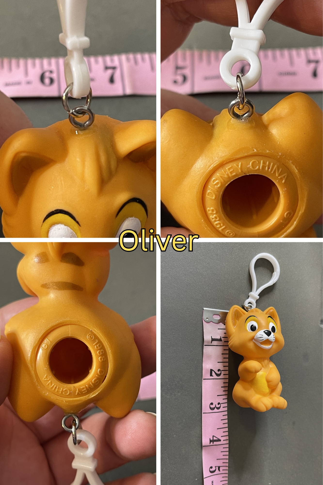 Vintage Upcycled Toy Keychains
