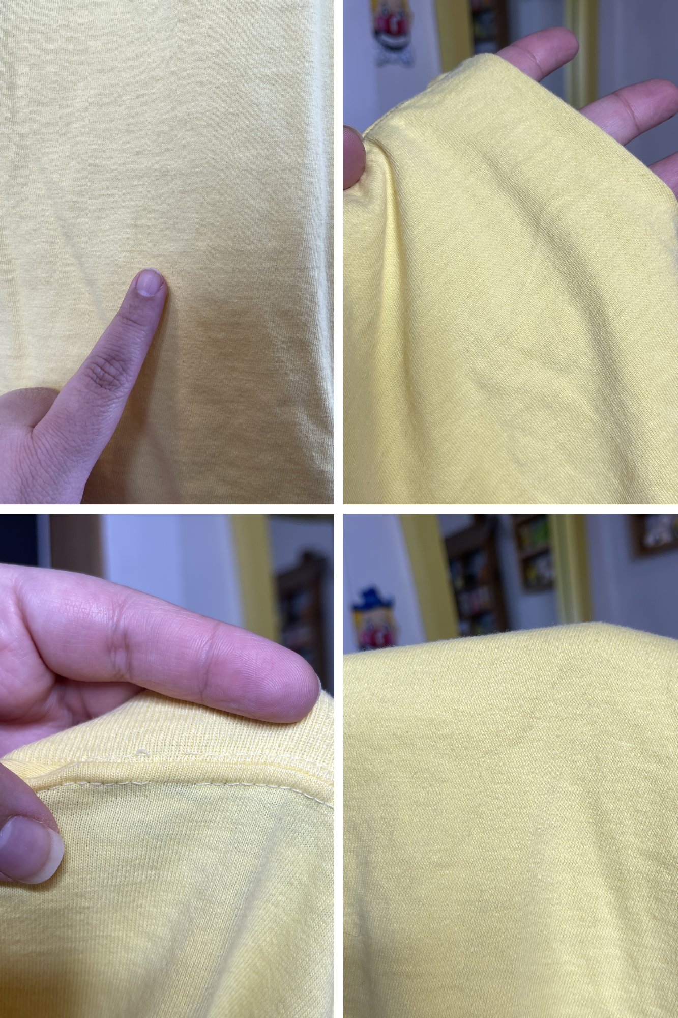 Vintage 70s Yellow Single Stitch Tee Sz M/L