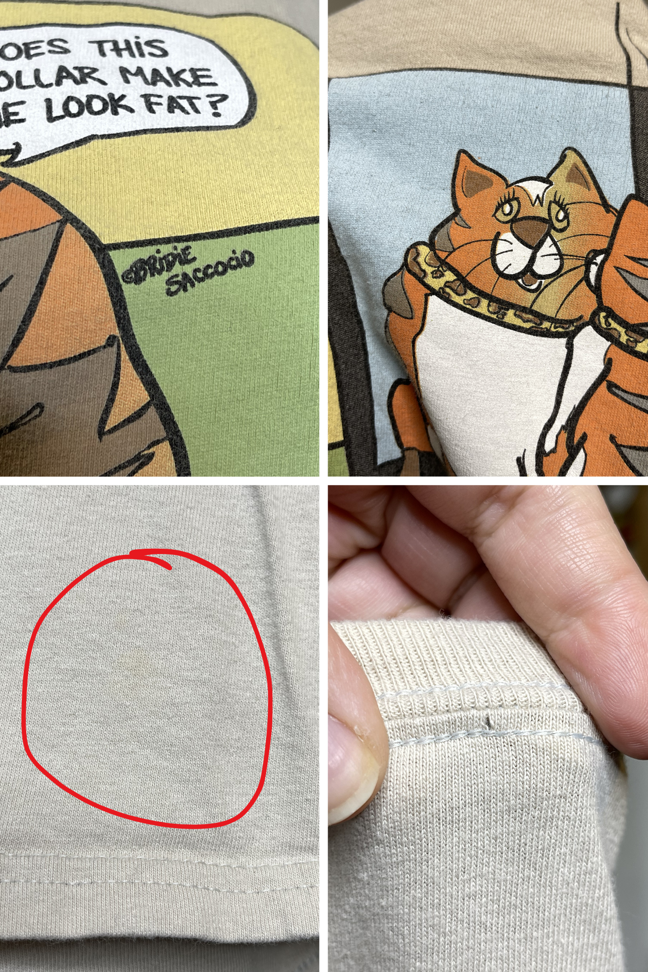 2000s Funny Cat Comic Graphic Tee Sz 2XL